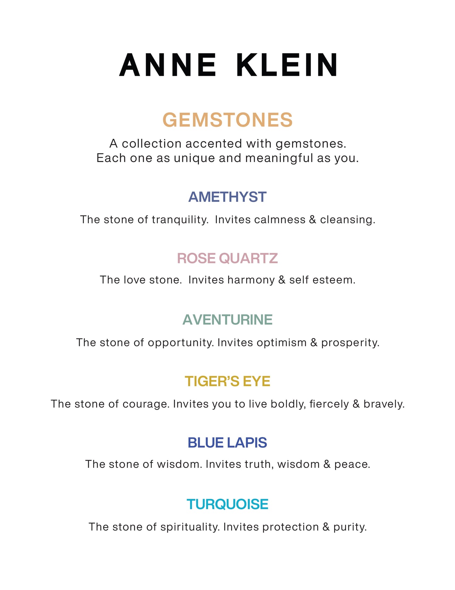 Anne Klein Gemstone Accented Bracelet Watch