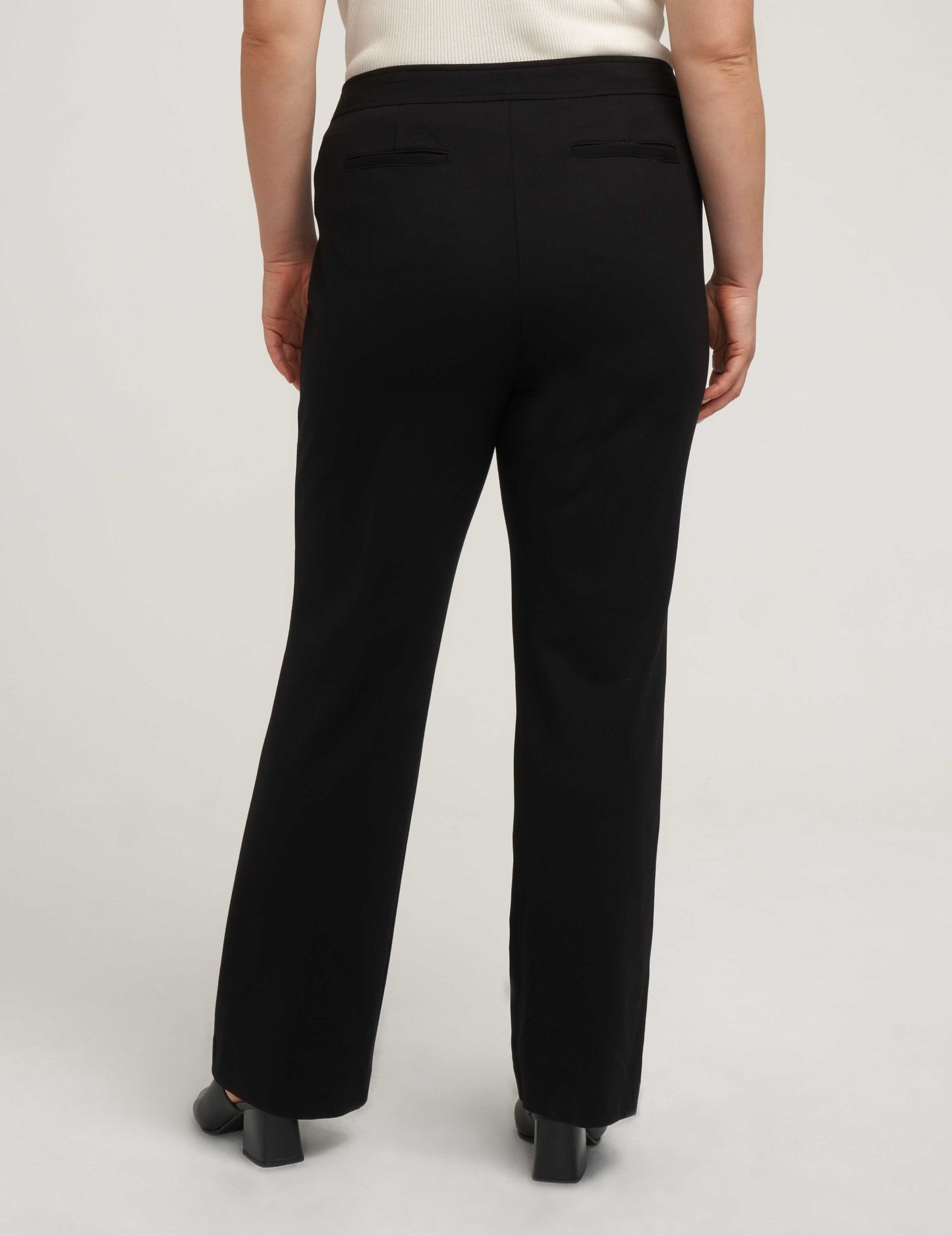 Anne Klein Plus Size Bootleg Dress Pant
