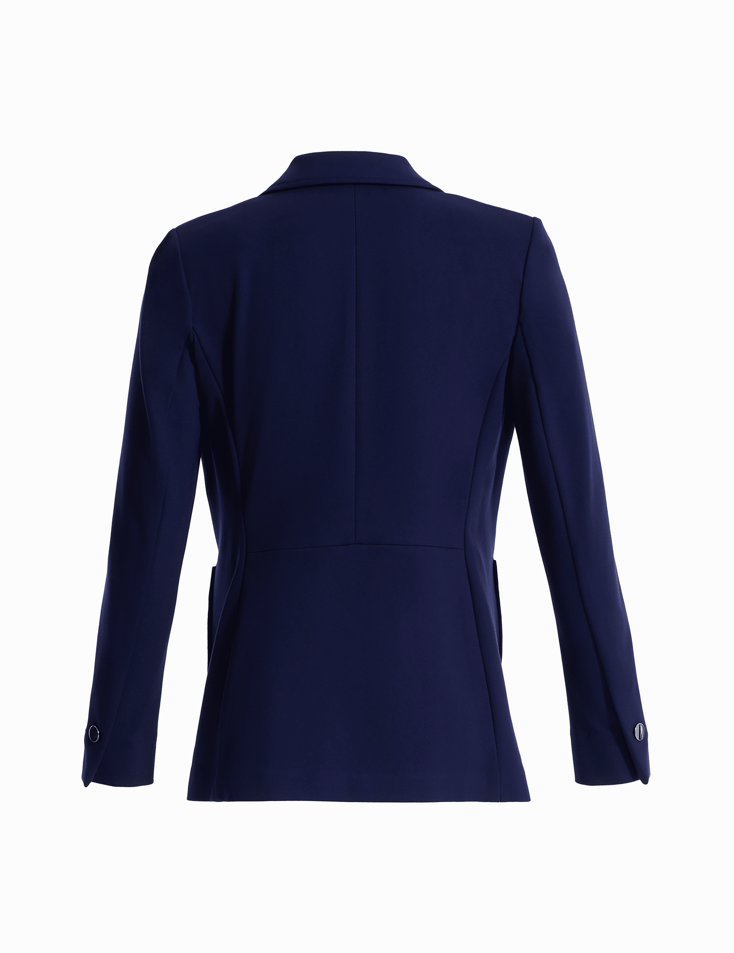 Anne Klein Faux Double Breasted Blazer with Patch Pockets
