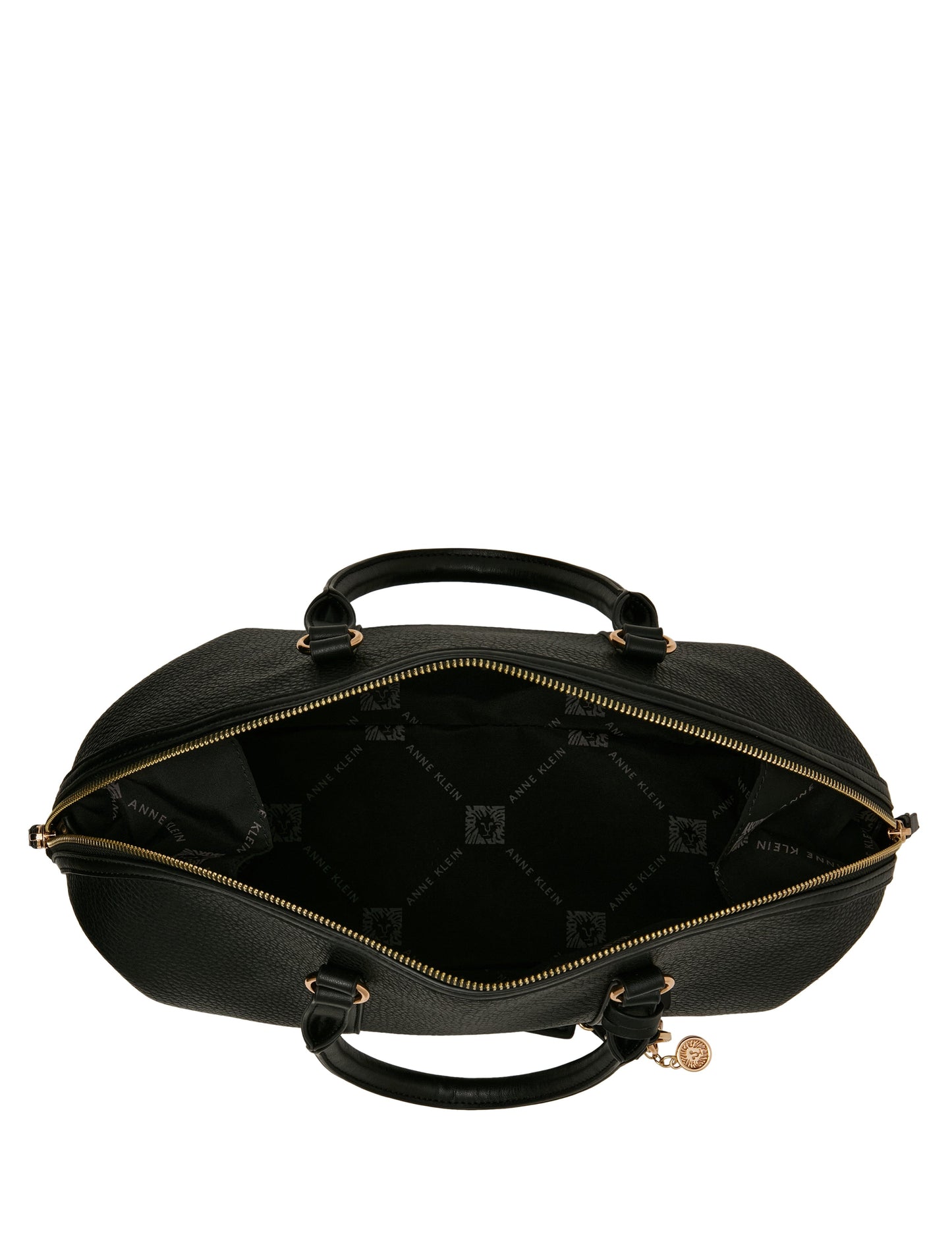 Anne Klein Bowler Satchel with Charms