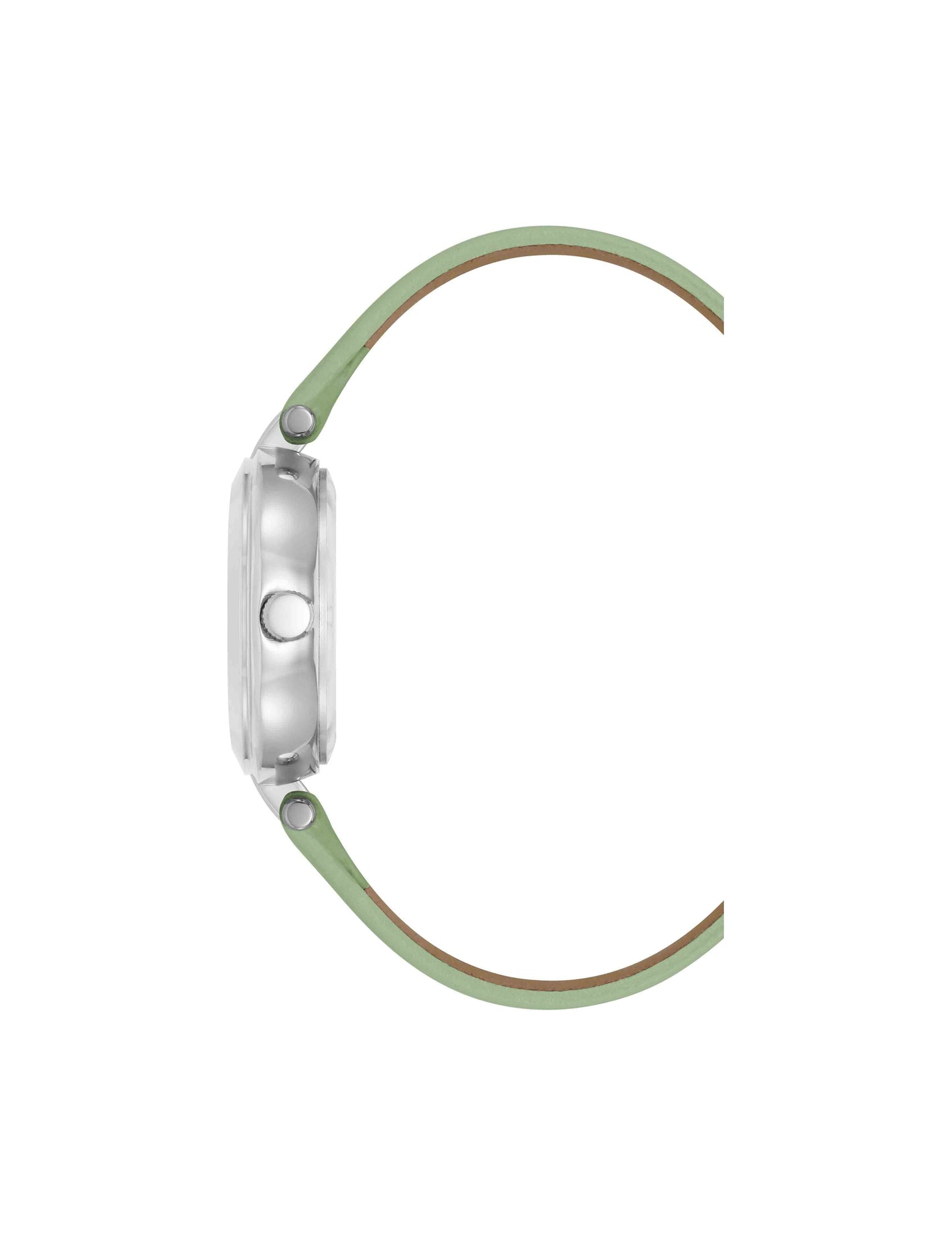 Anne Klein Consider It Round Sustainable Leather Band Watch