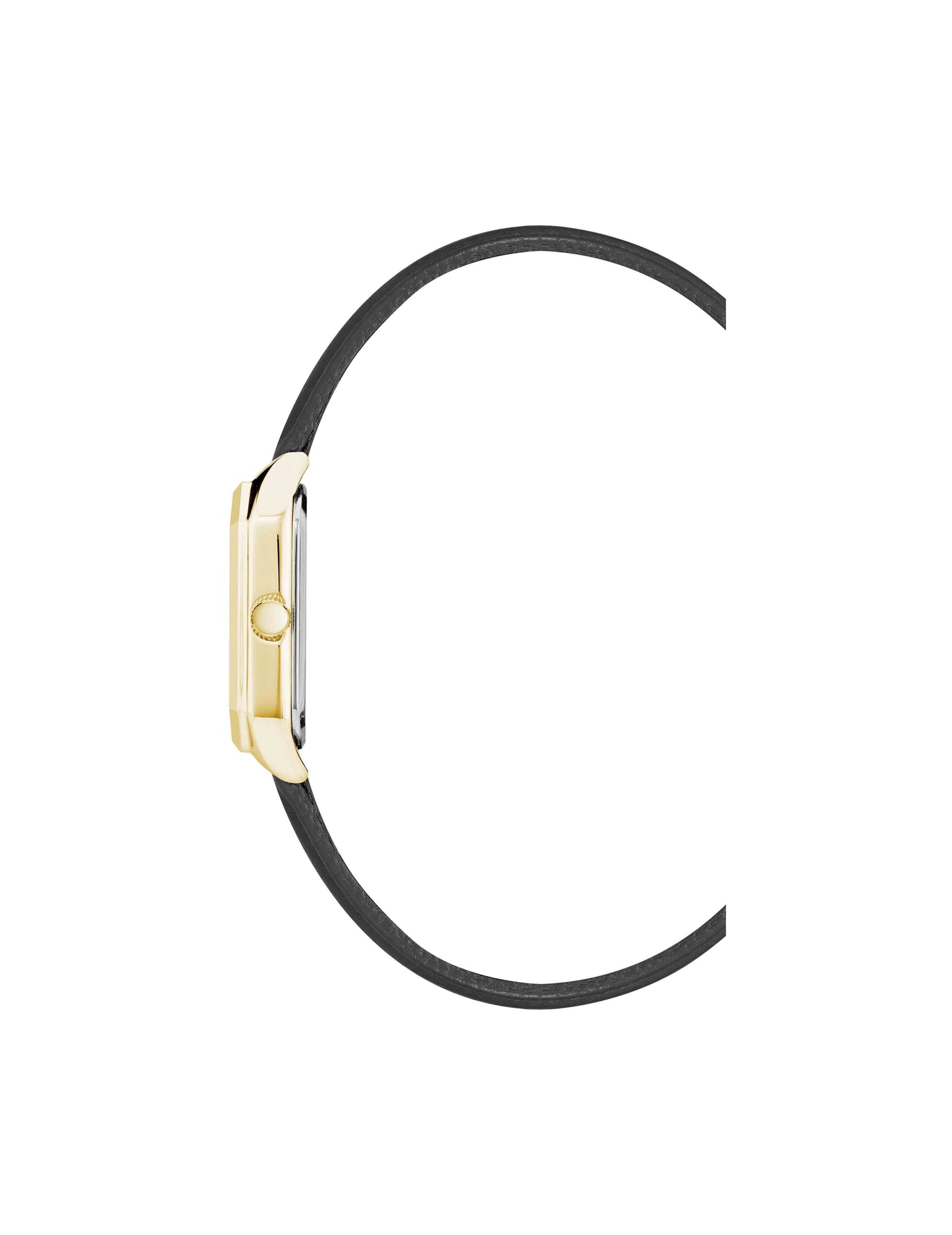 Anne Klein Octagonal Sustainable Leather Watch in Green