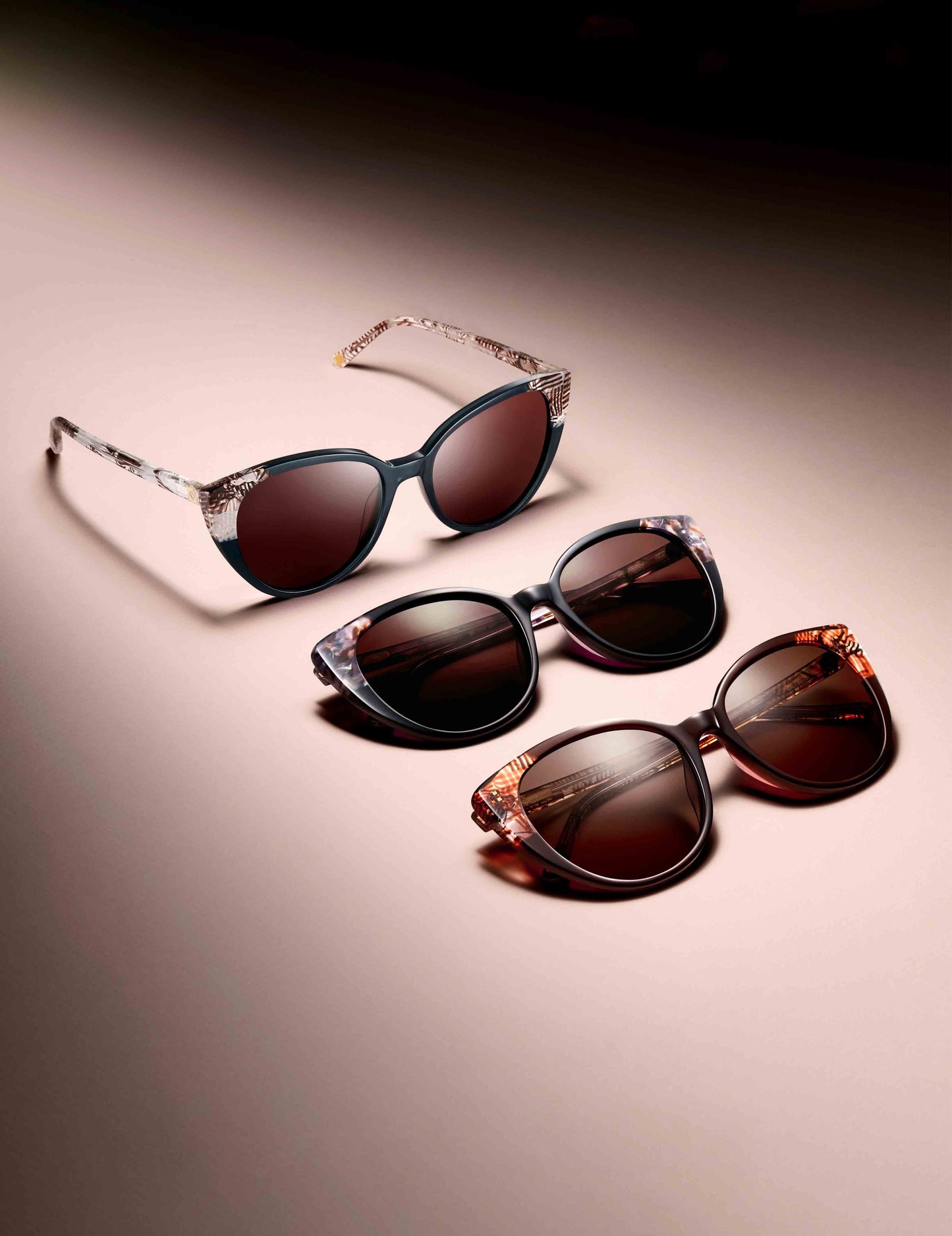 Anne Klein Uplifting Rounded Cat-eye Sunglasses