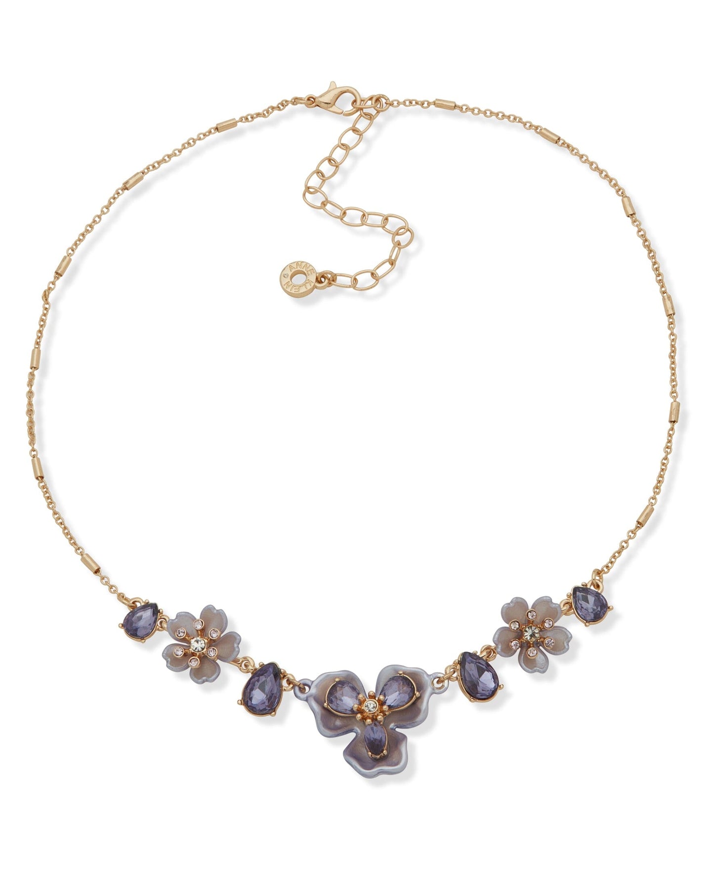 Anne Klein Floral Frontal Necklace