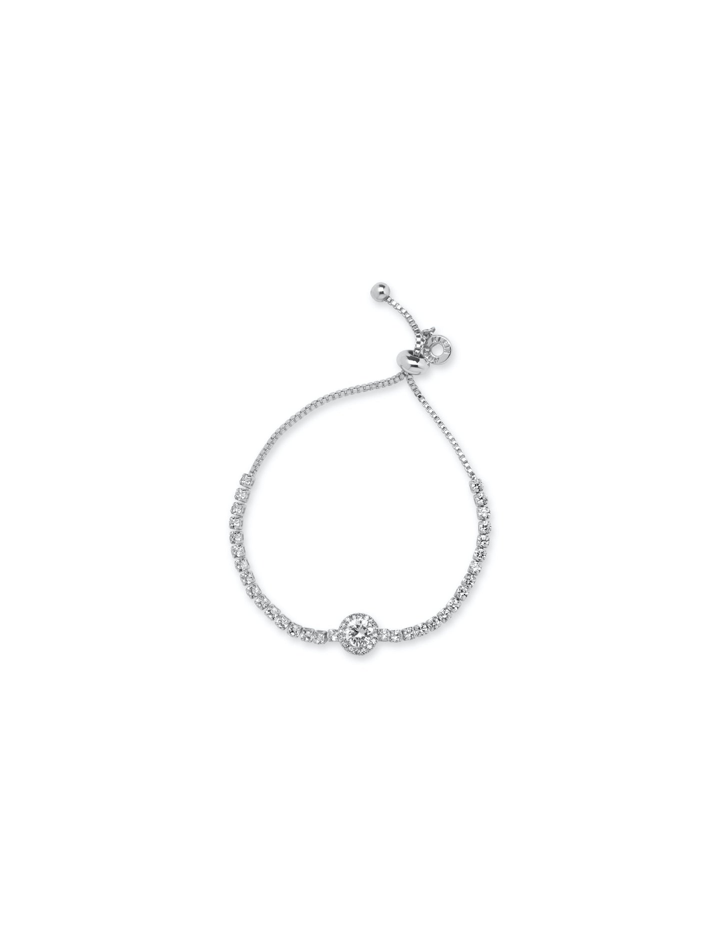 Anne Klein Crystal Silver-Tone Bracelet