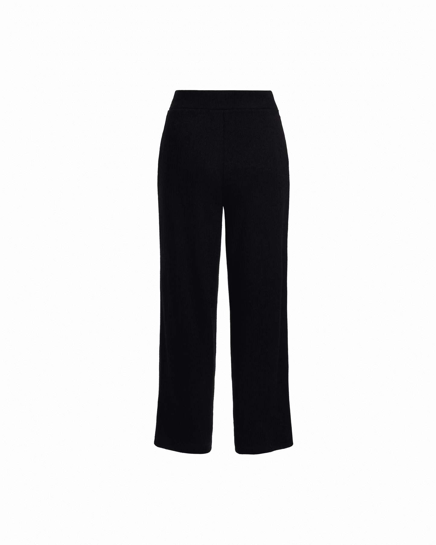 Anne Klein Wide Leg Crop Pull-On Pants in ANNE BLACK