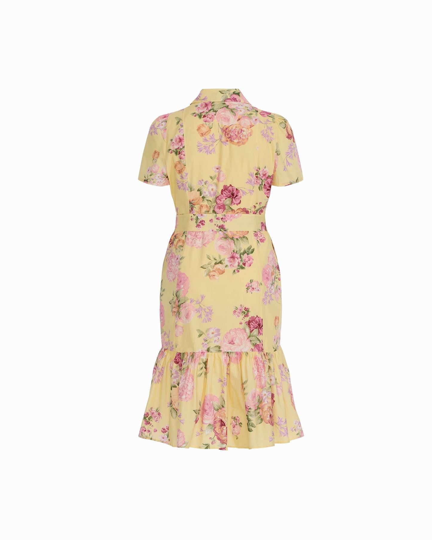 Anne Klein Short Sleeve Tiered Shirt Dress