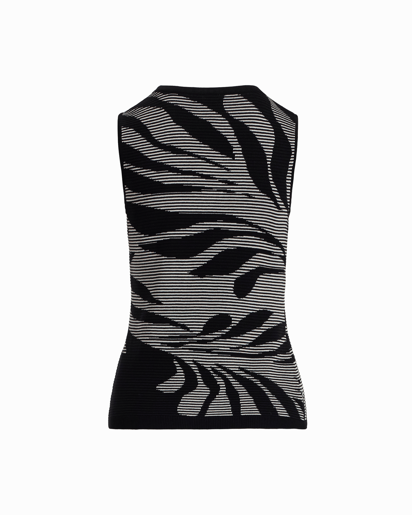 Anne Klein Ottoman Jacquard Sleeveless Tank