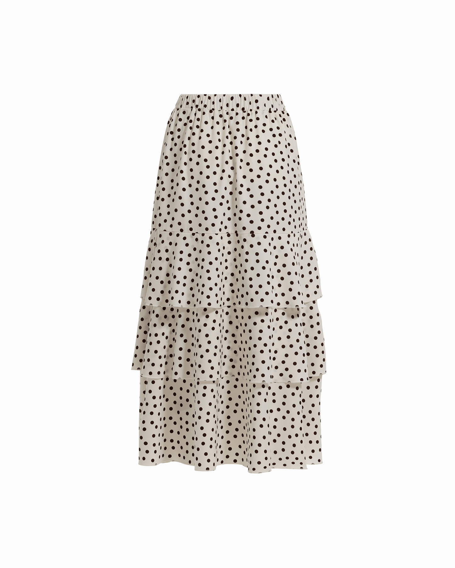 Anne Klein Tiered Lined Pull-On Skirt