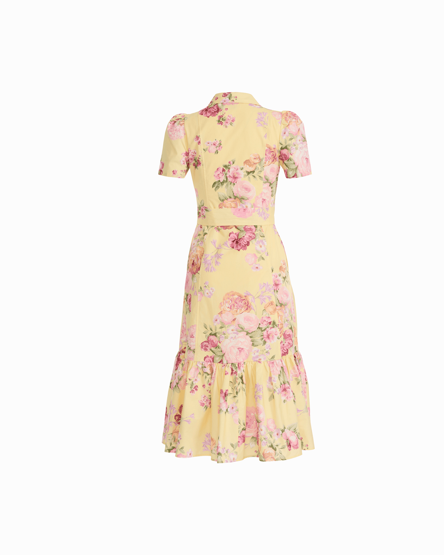 Anne Klein Short Sleeve Tiered Shirt Dress