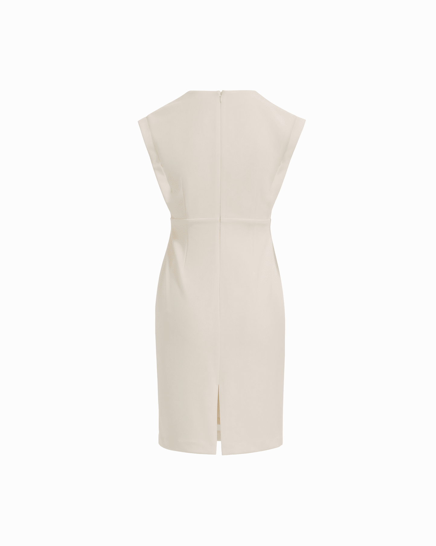 Anne Klein Pleated Bodice Sheath Dress