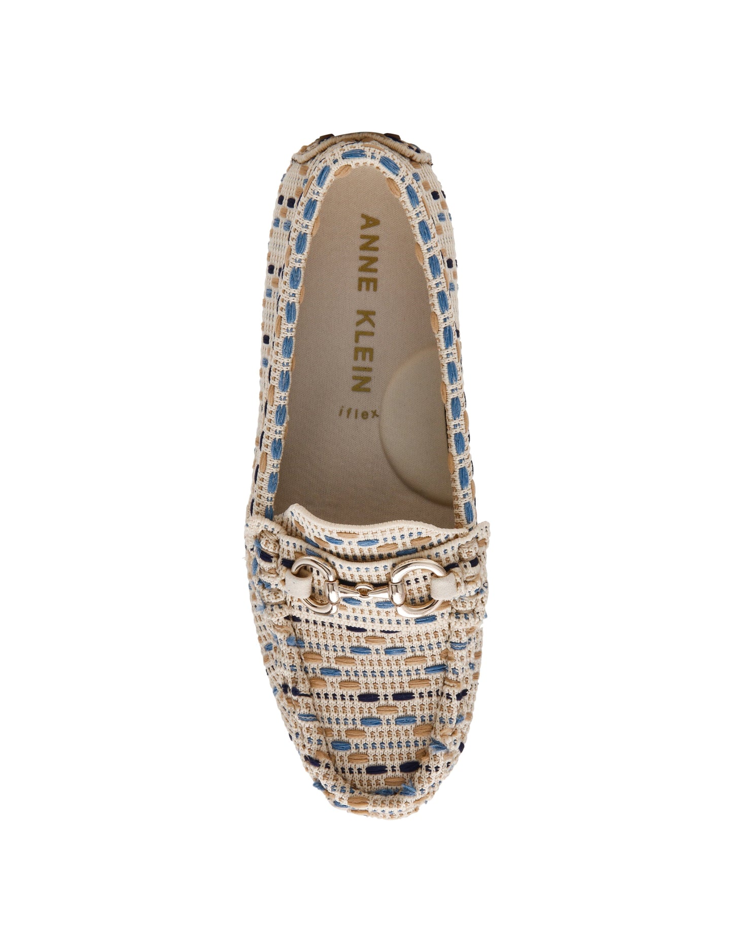 Anne Klein Chrystie Woven Moccasin Loafer