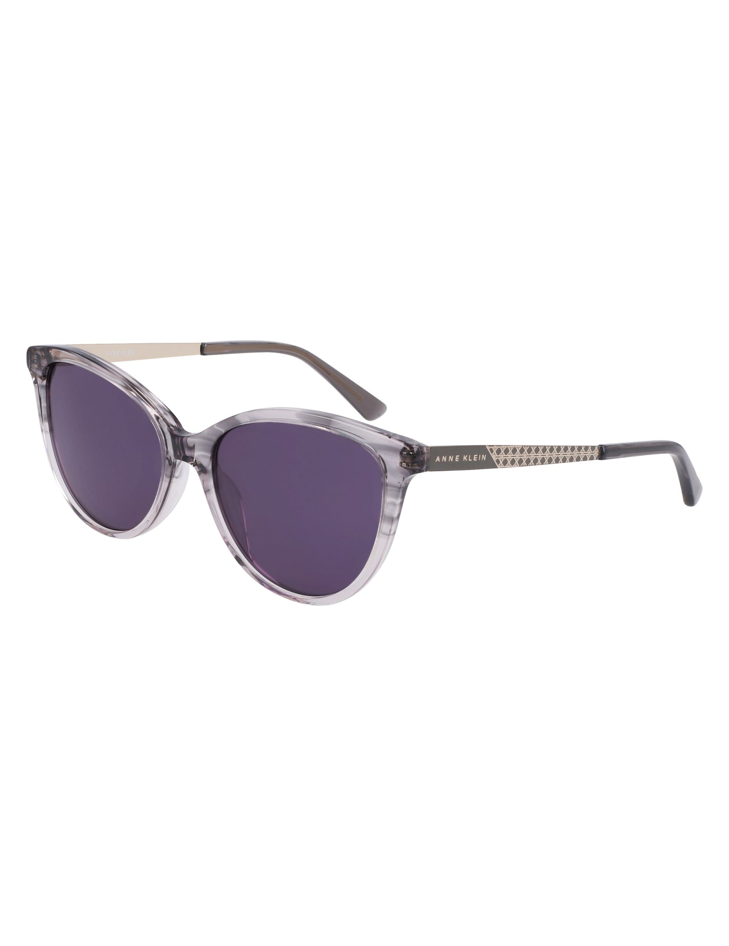 Anne Klein Anne Klein Grey Gradient Uplifting Rectangle Sunglasses