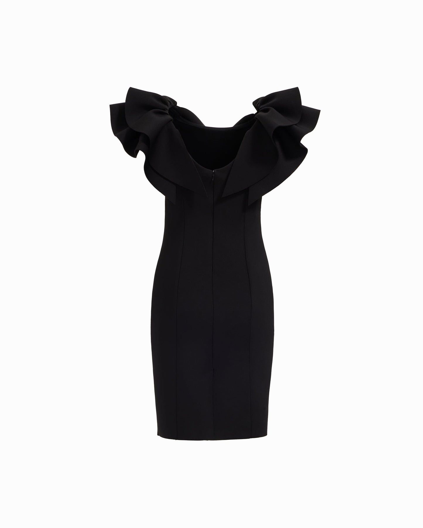 Anne Klein Ruffle Shoulder Sheath Dress