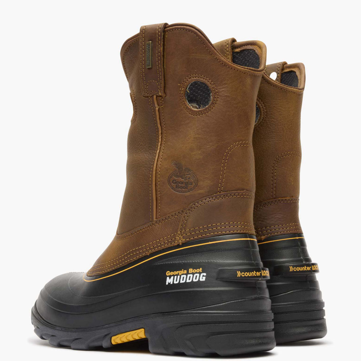 Men Georgia Boot Muddog Composite Toe Waterproof Work Wellington