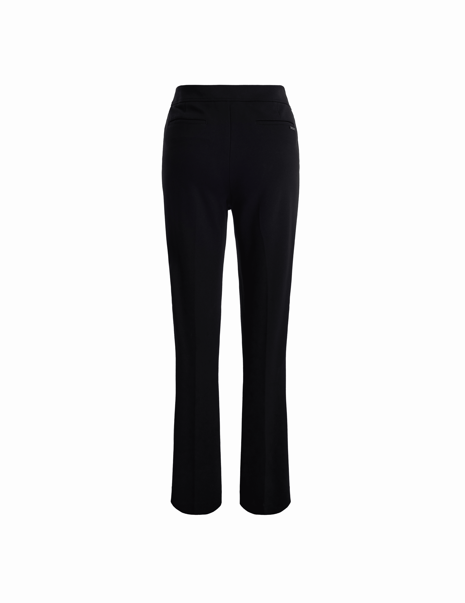 Anne Klein Fly Front Bootleg Pant in Black