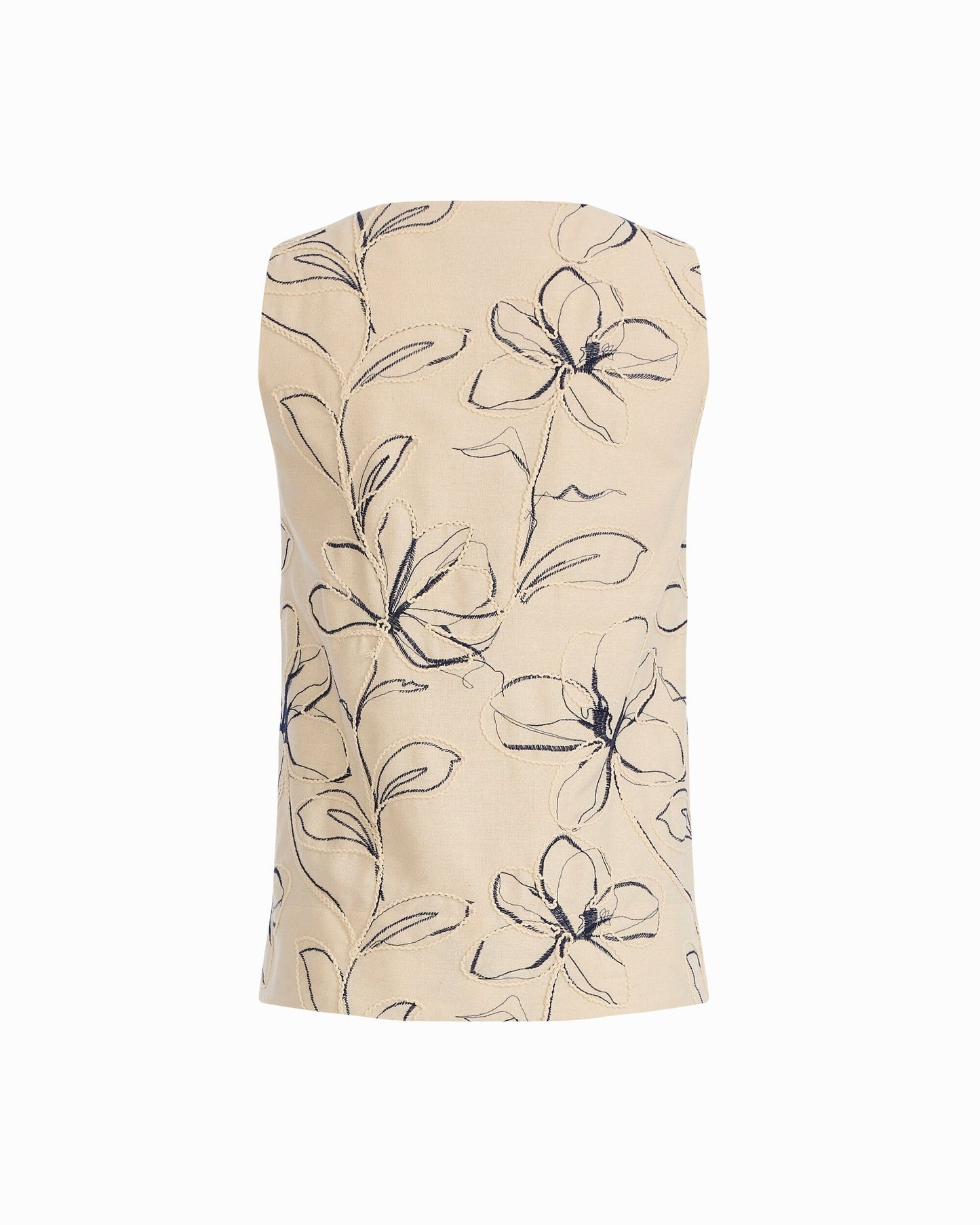 Anne Klein Shell Top with Tall Hem