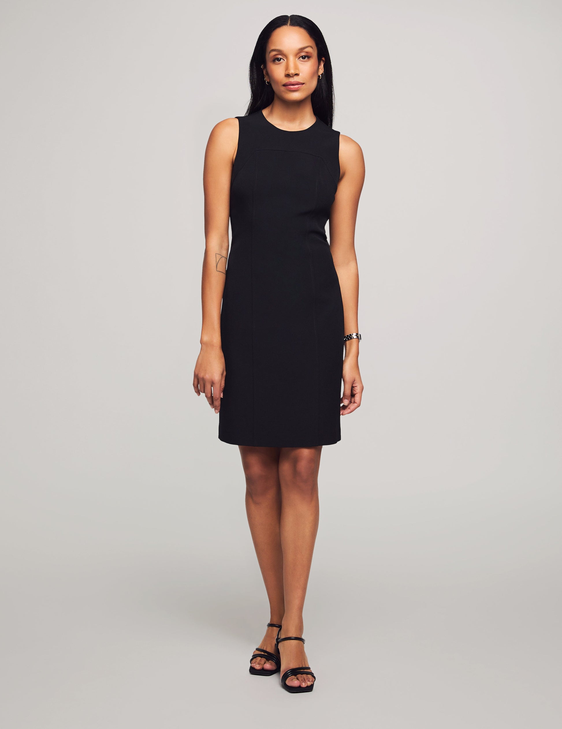 Anne Klein Black Blazer & Sheath Dress Set
