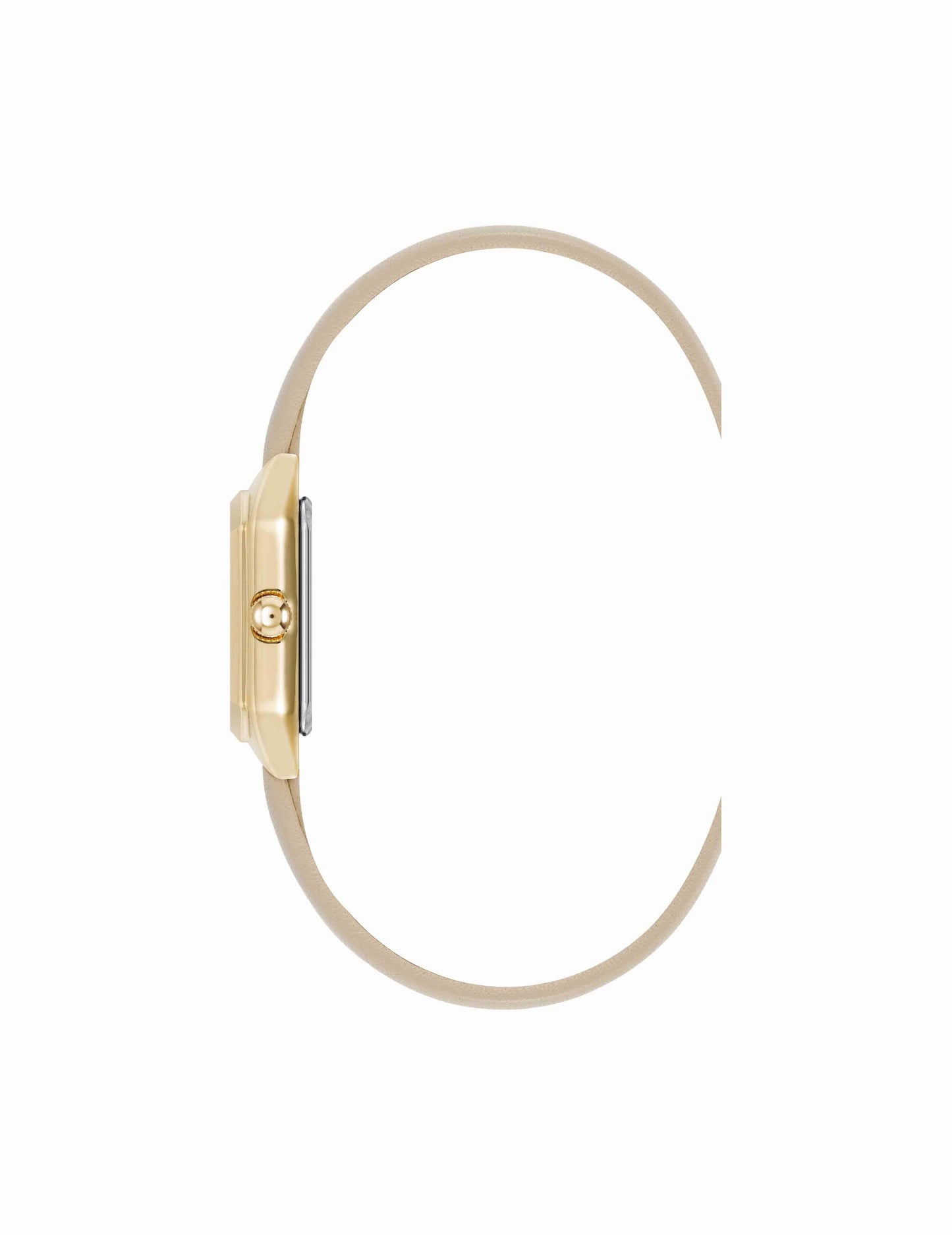 Anne Klein Octagonal Sustainable Leather Band Watch