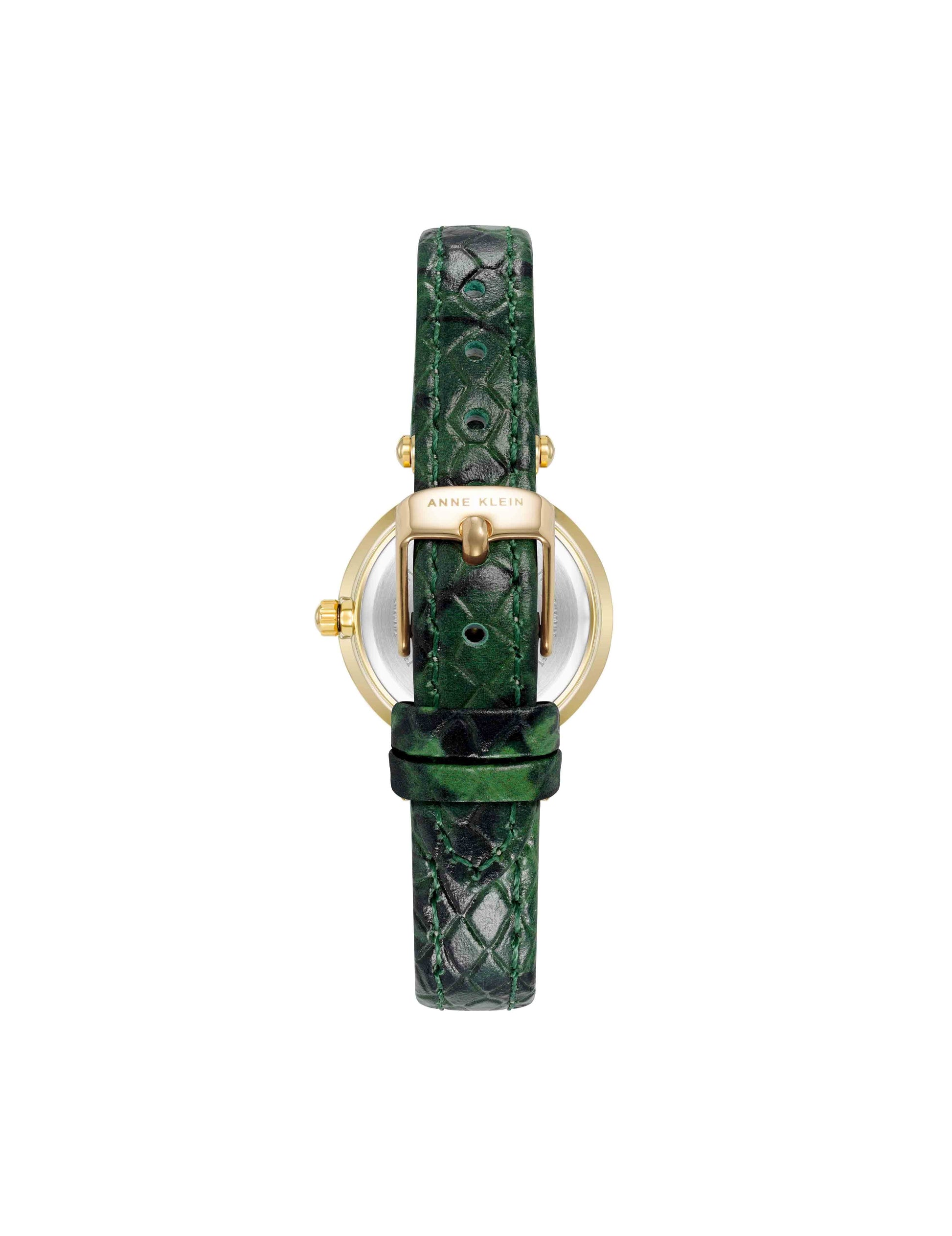 Anne Klein Sustainable Leather Strap Watch