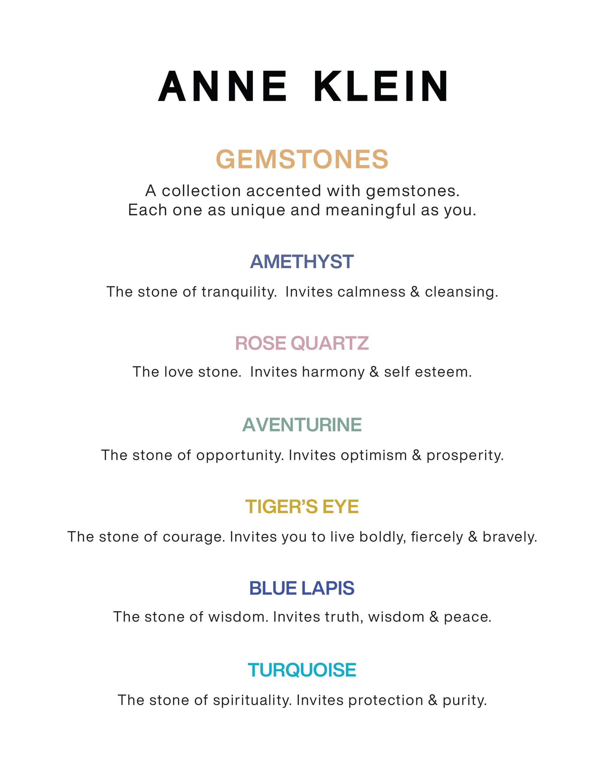 Anne Klein Gemstone Accented Bracelet Watch