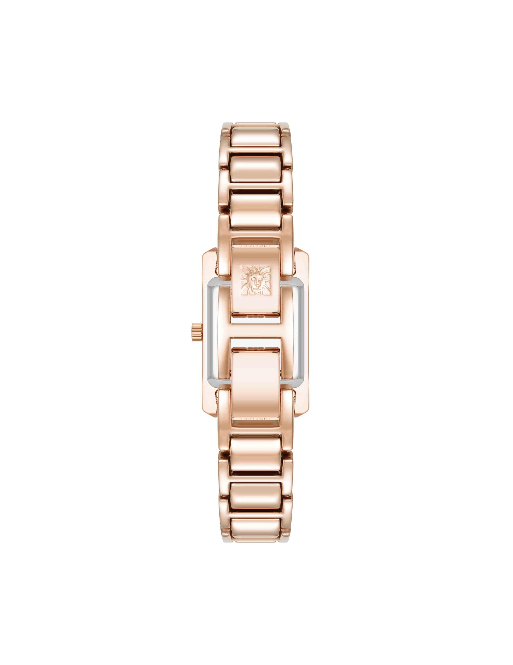 Anne Klein Rectangular Roman Numeral Watch