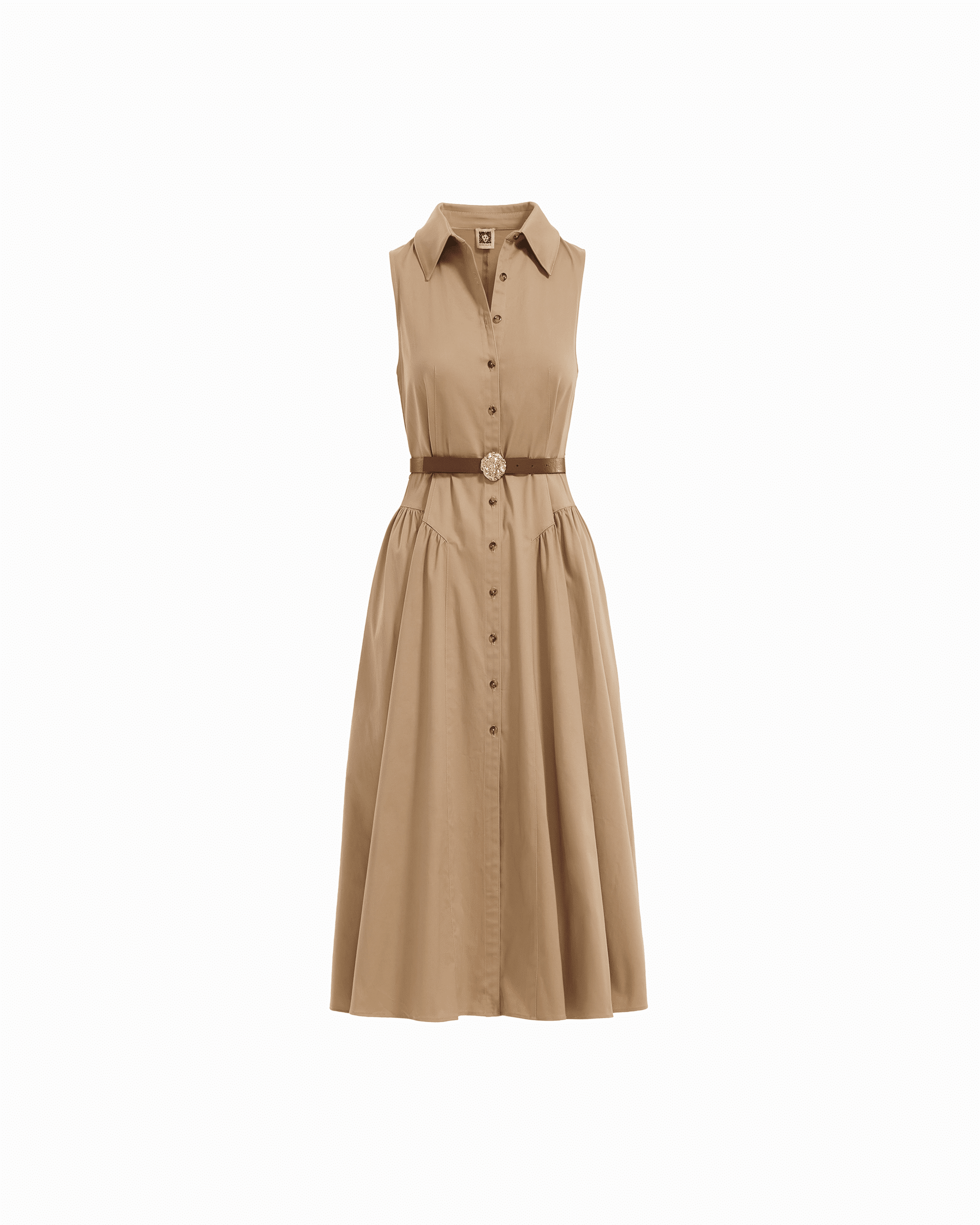 Anne Klein Sleeveless Shirt Dress