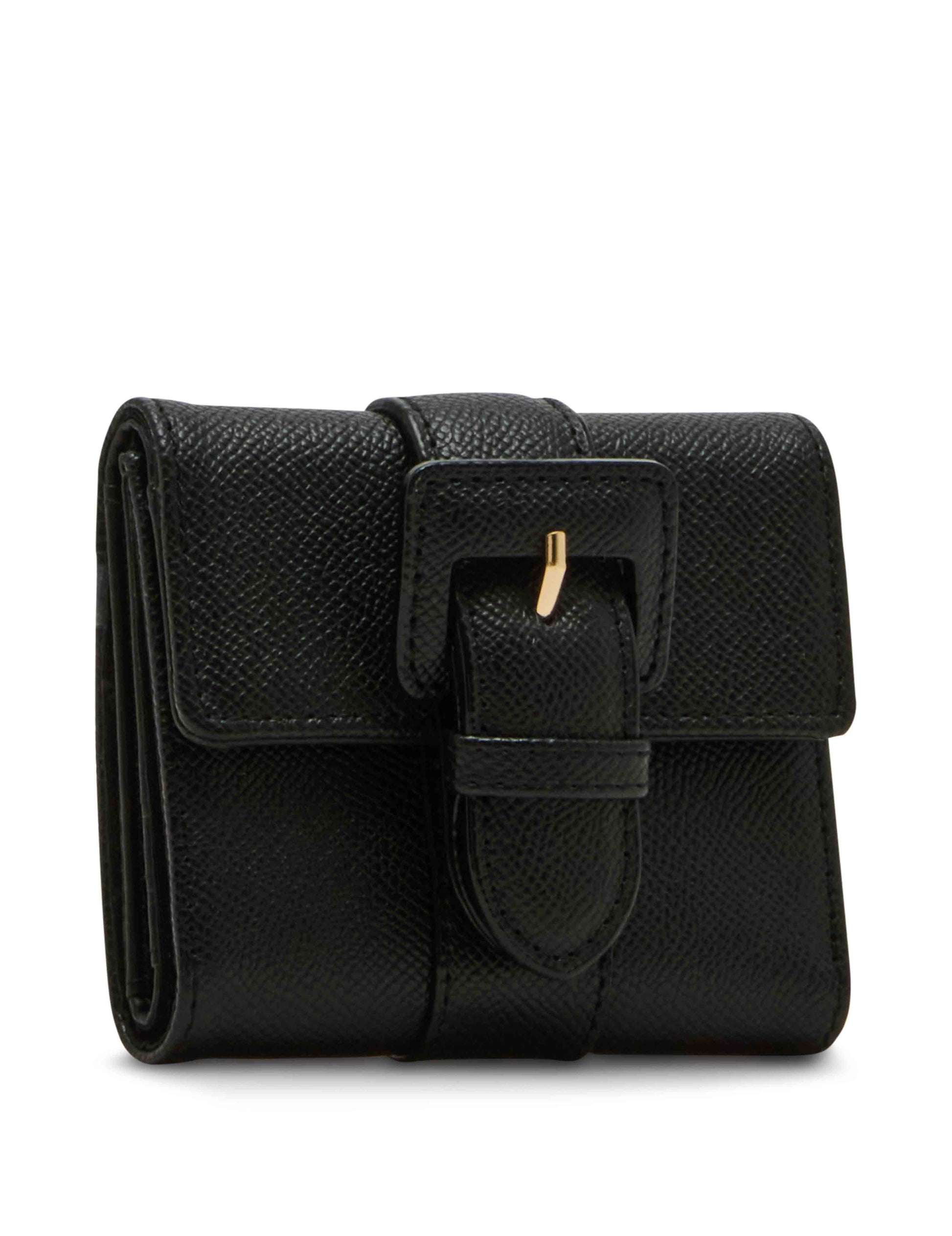 Anne Klein Covered Buckle Flap Wallet Gift Set, New Bordeaux