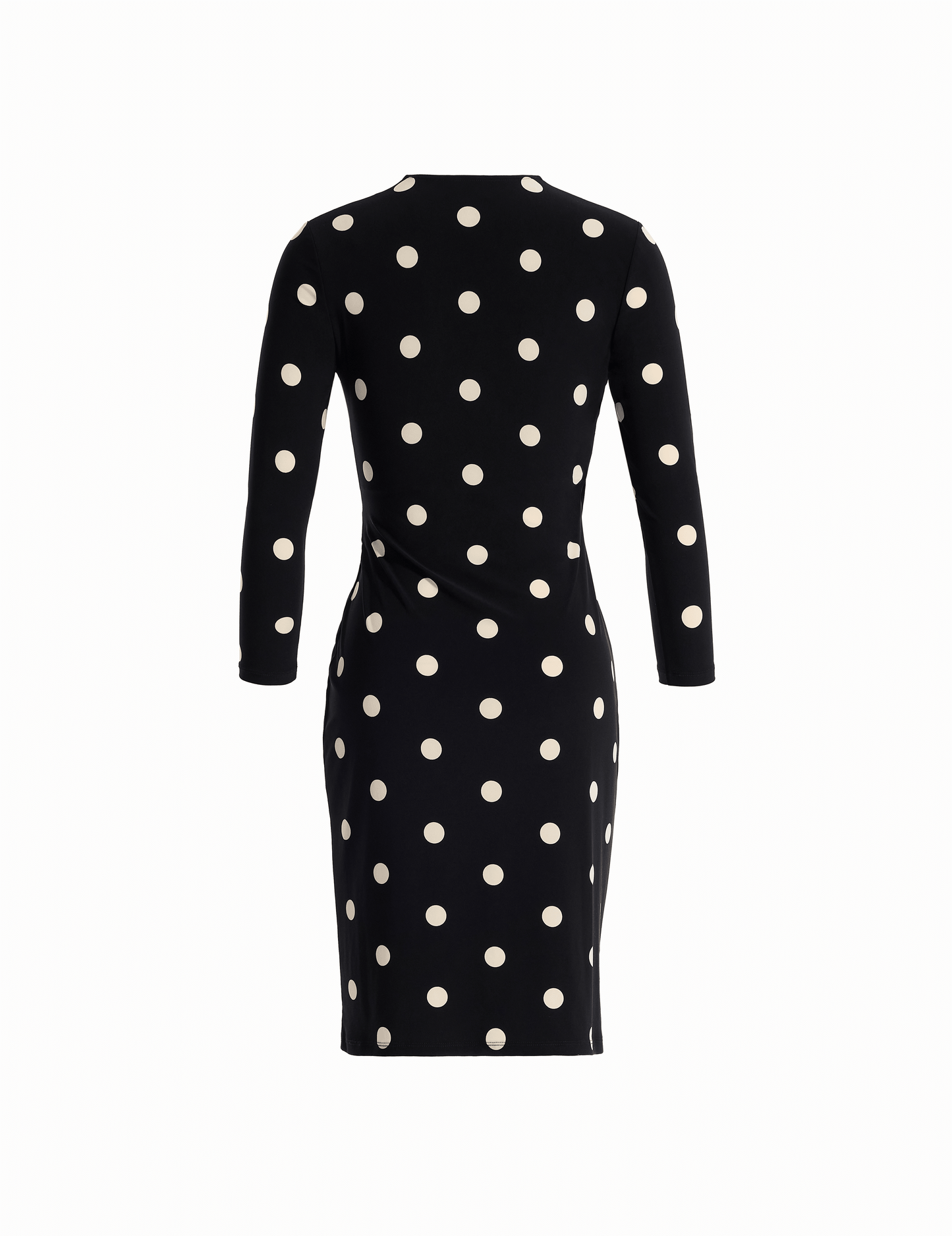 Anne Klein Dot Print Faux Wrap Dress