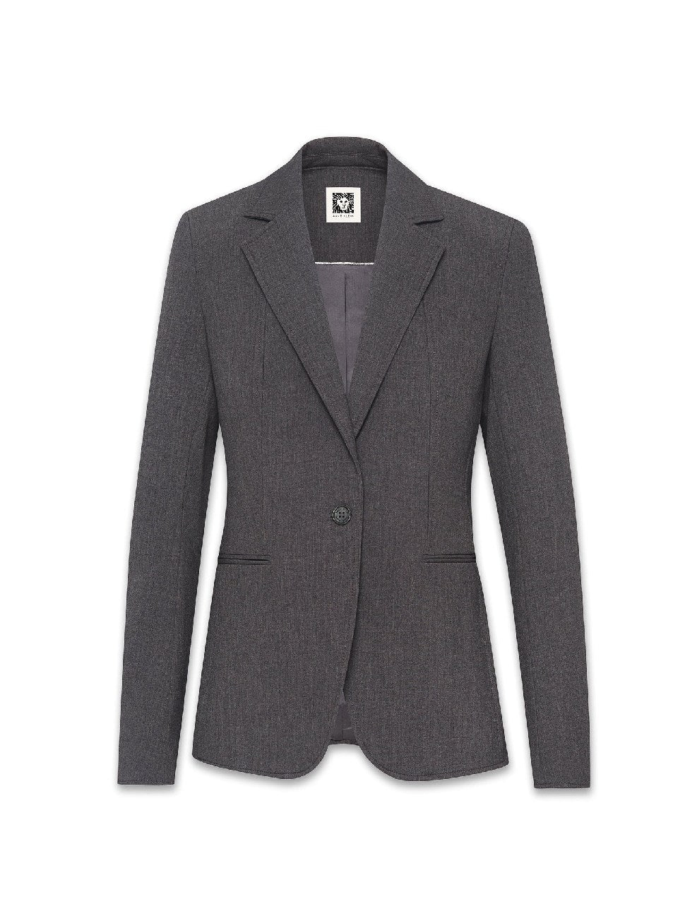 Anne Klein Melange Single Button Blazer