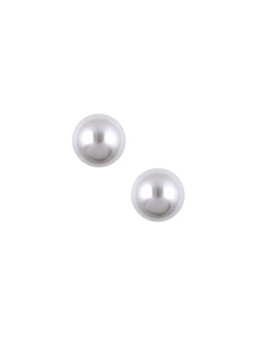 Anne Klein 12MM Faux Pearl Stud Earrings