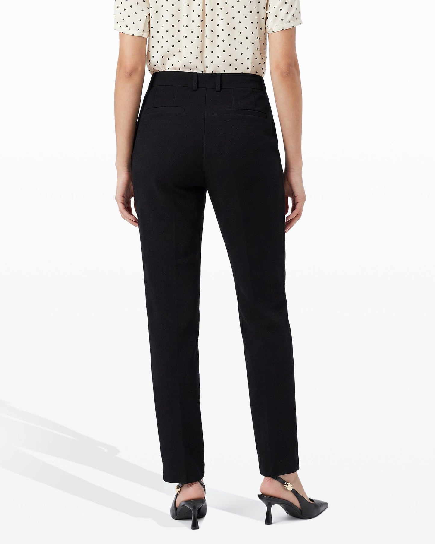 Anne Klein Flare Leg Dress Pant in Black