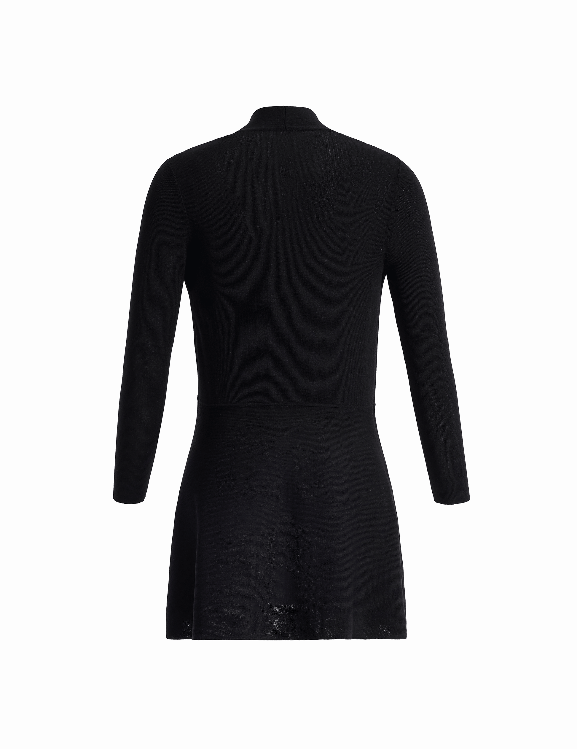 Anne Klein Monterey Open-Front Cardigan in Black