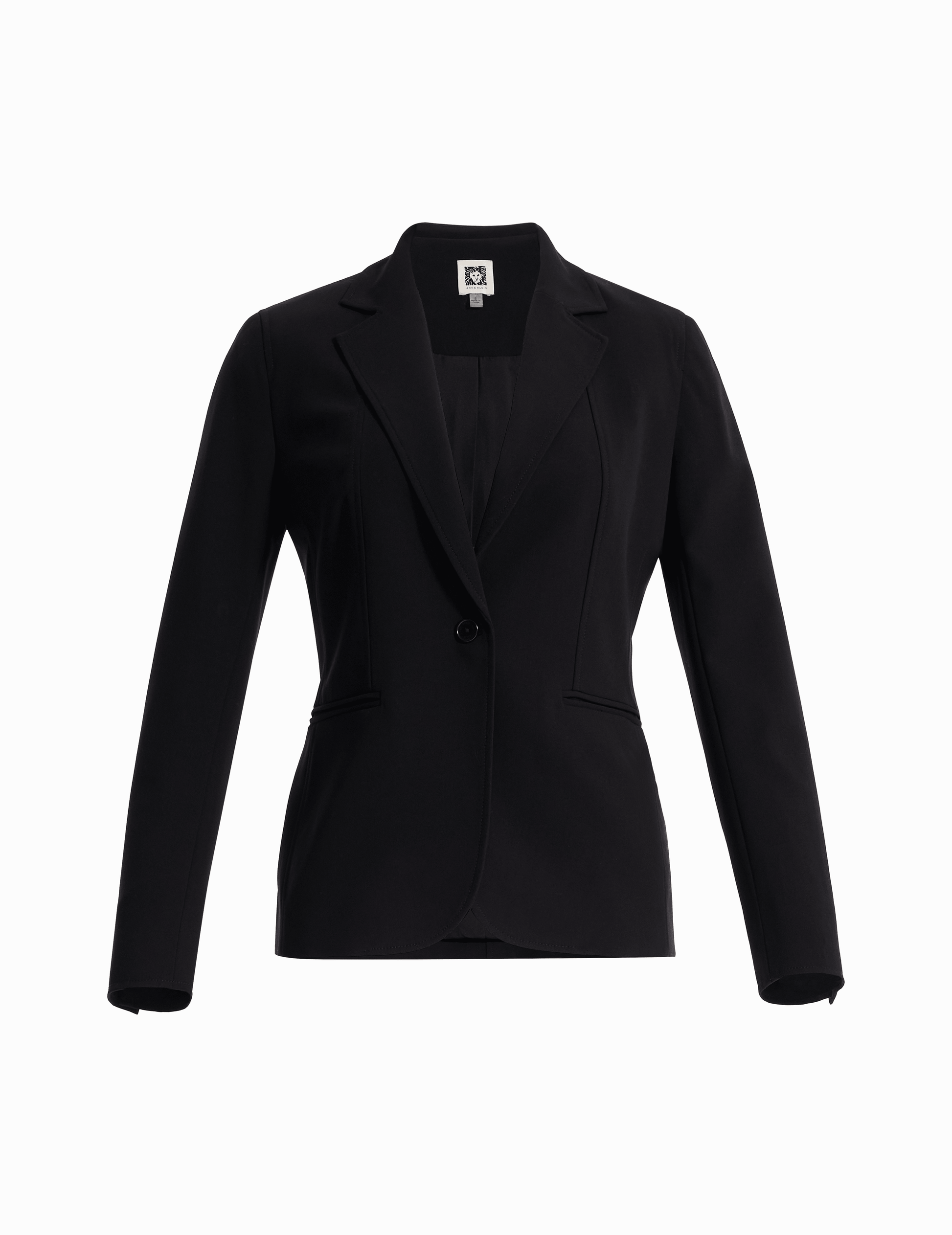 Anne Klein Notch Collar Blazer with Princess Seams