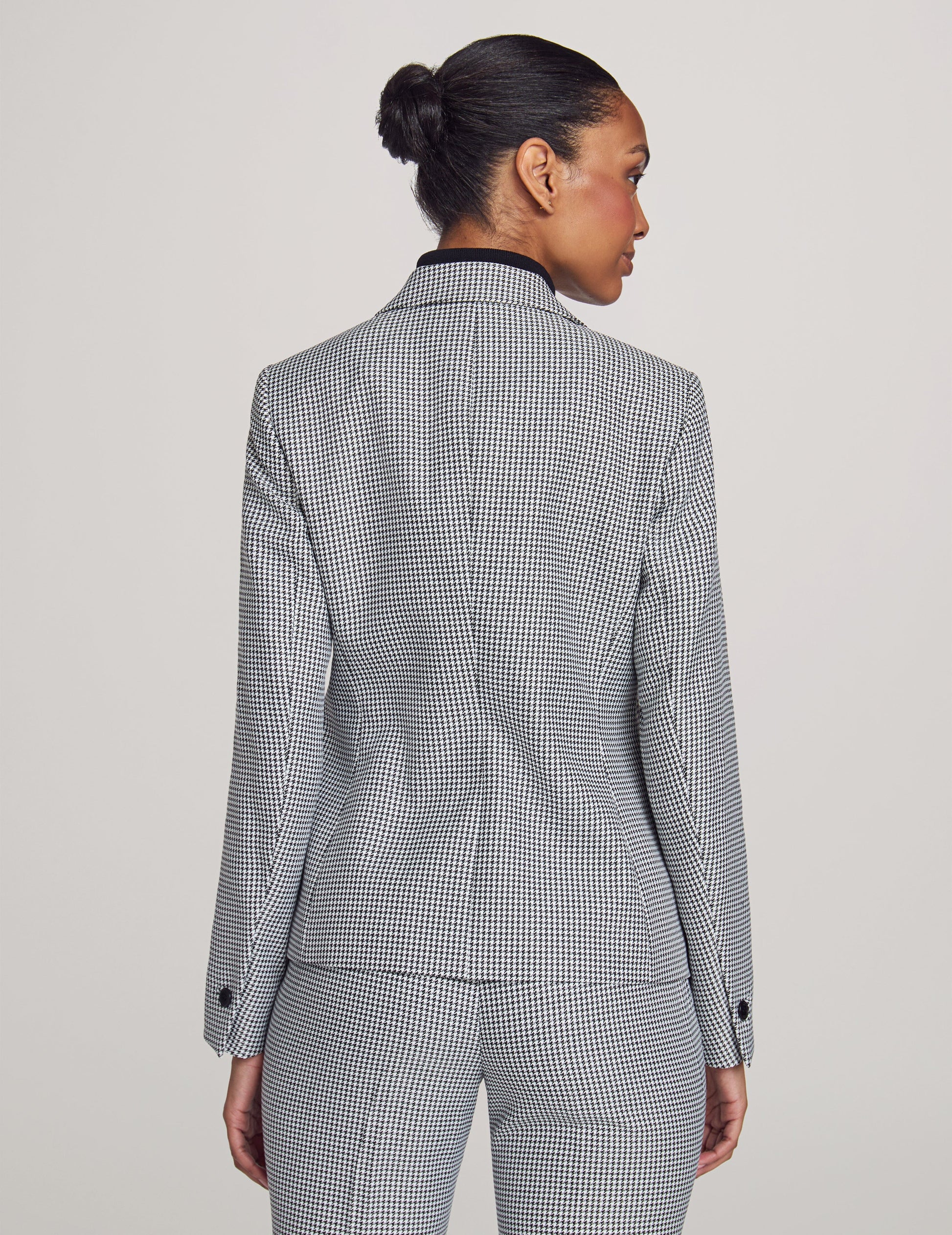 Anne Klein Houndstooth Skirt Suit Set, 3-Piece