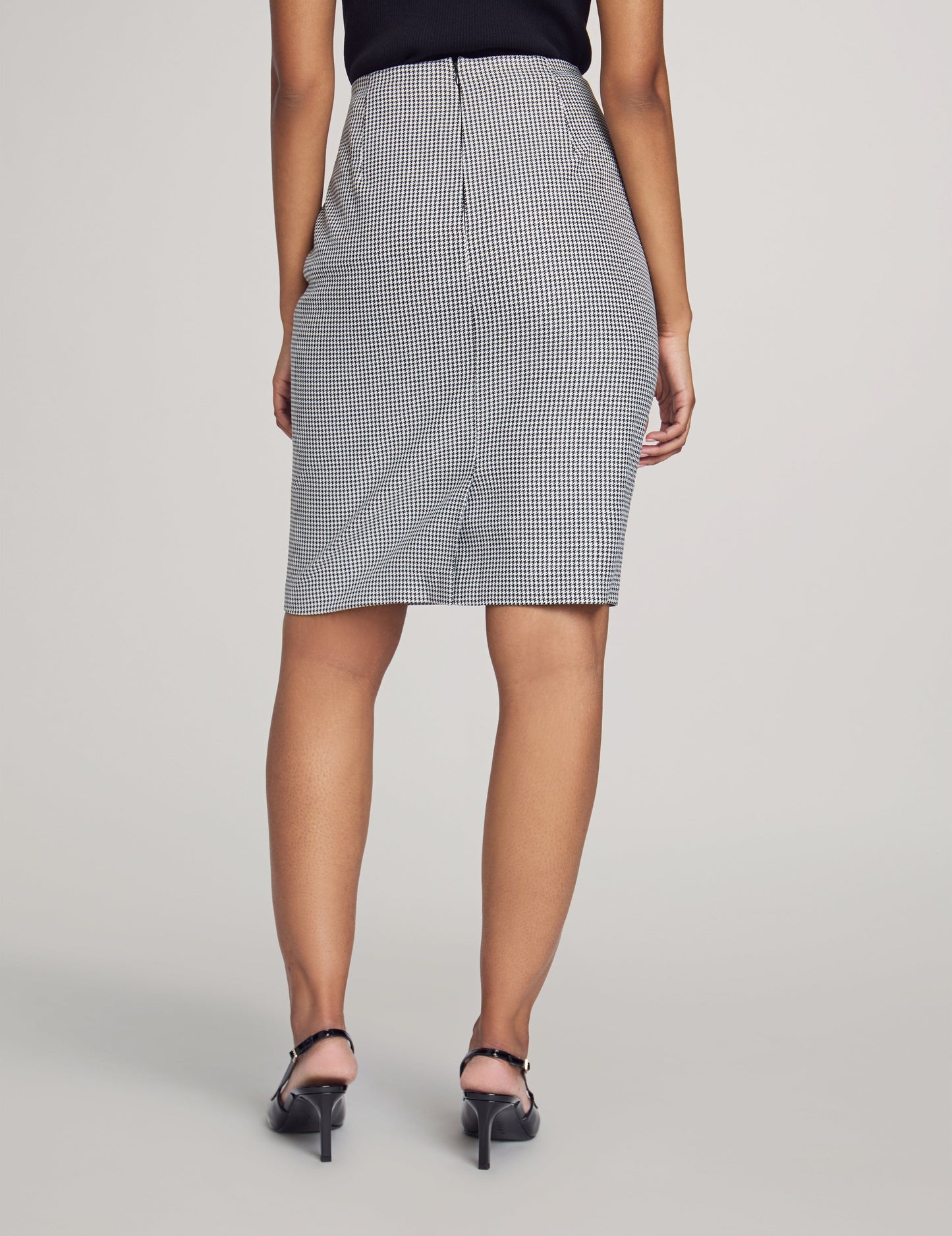 Anne Klein Houndstooth Skirt Suit Set, 3-Piece