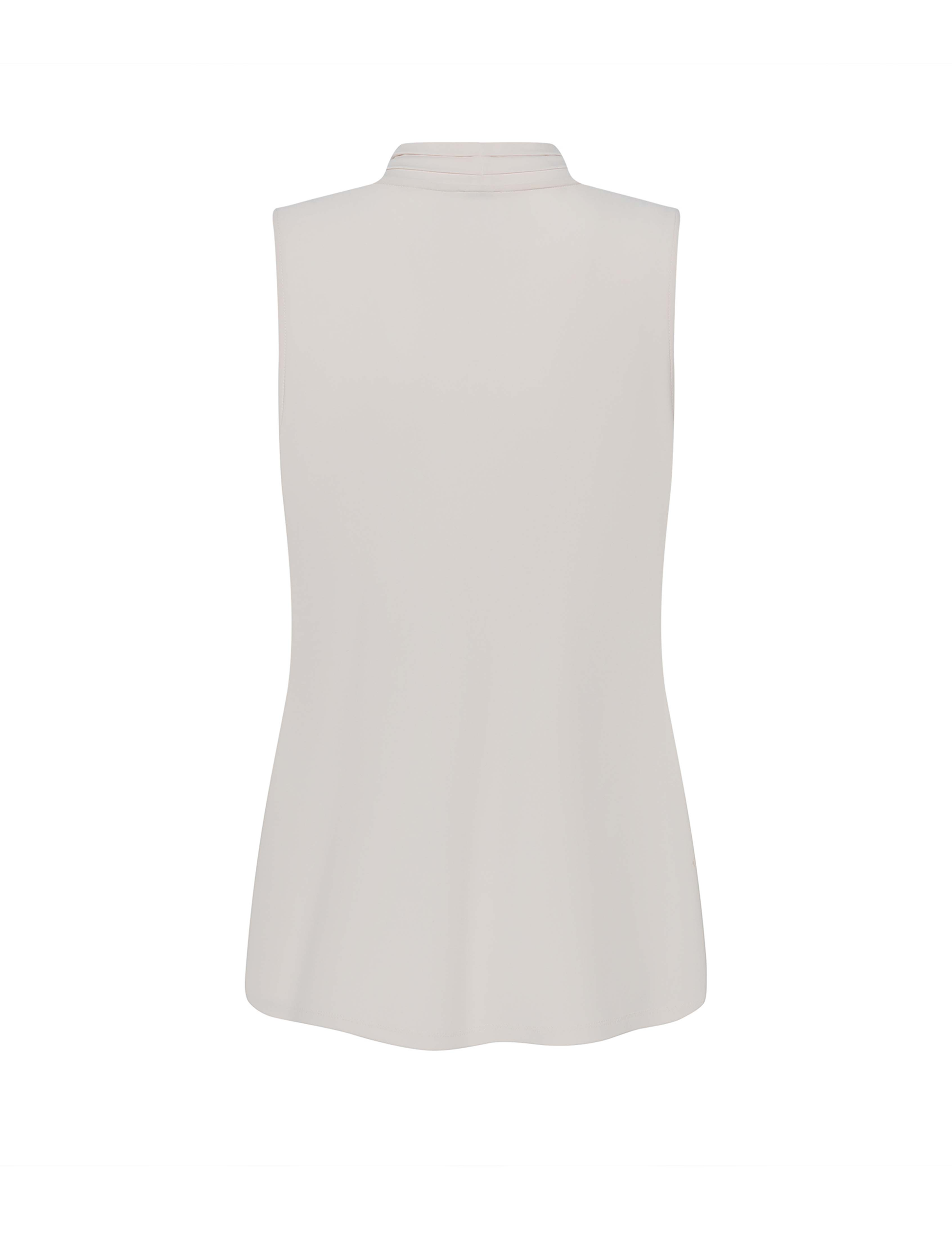 Anne Klein Plus Size Sleeveless V-Neck Pleat Top