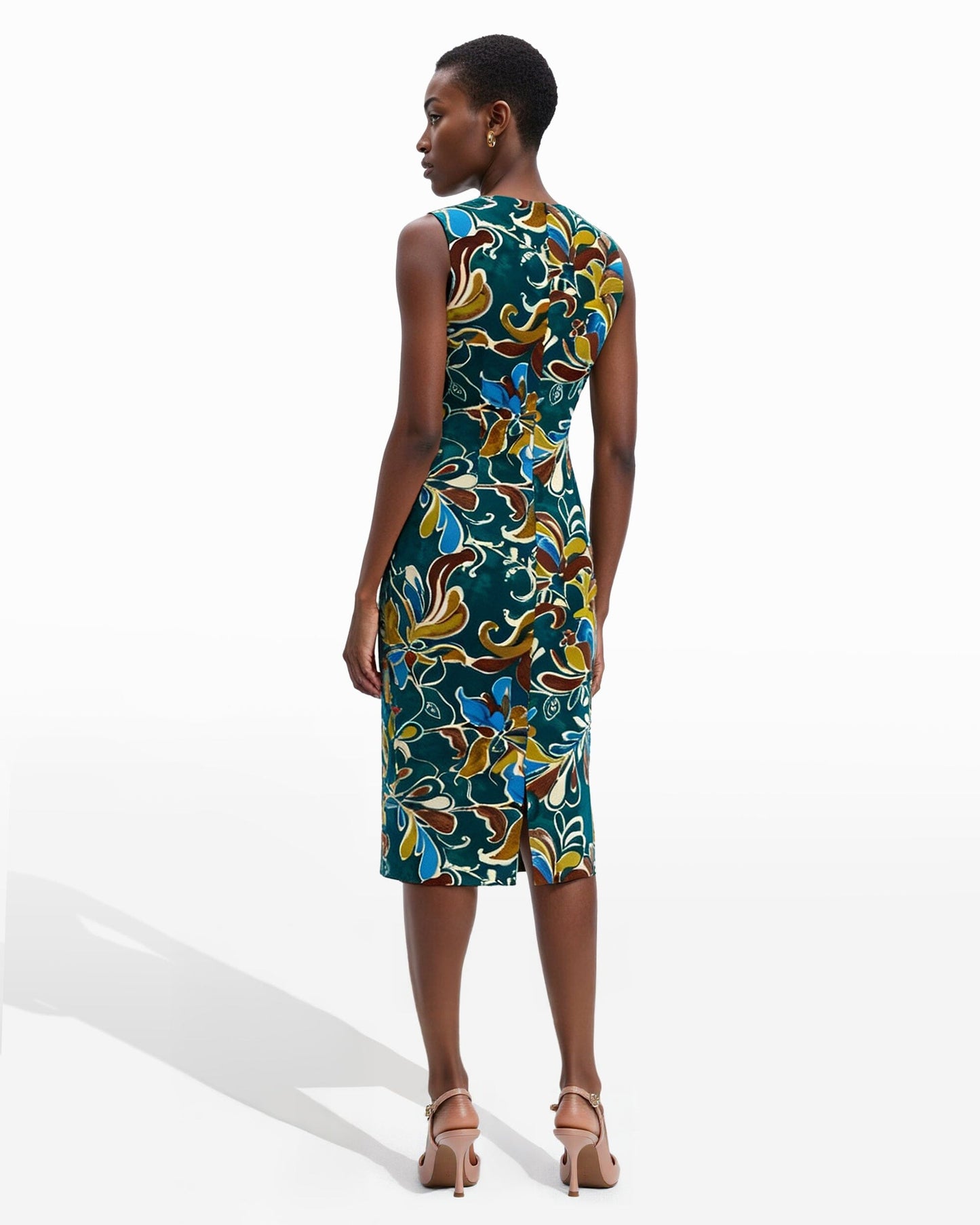 Anne Klein Jewel Neck Sheath