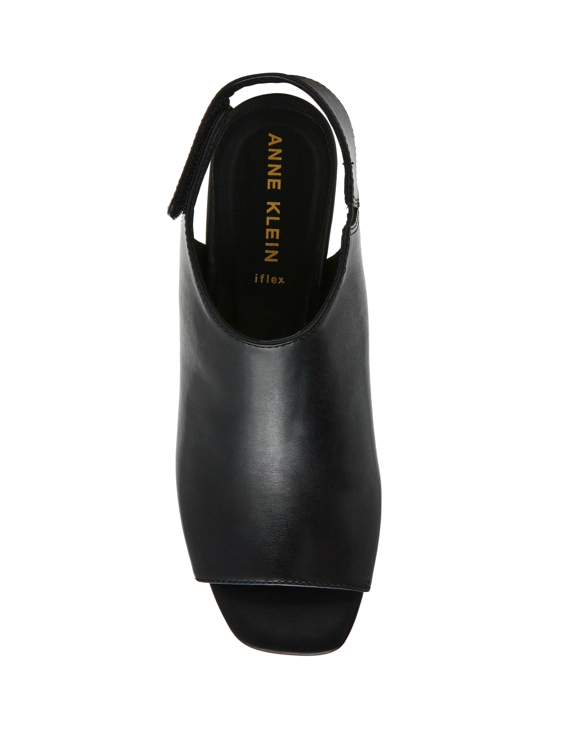 Anne Klein Semana Dress Heel in Black Smooth