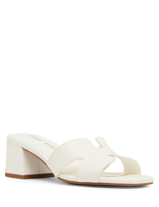 Anne Klein Delphine Strappy Sandal in White