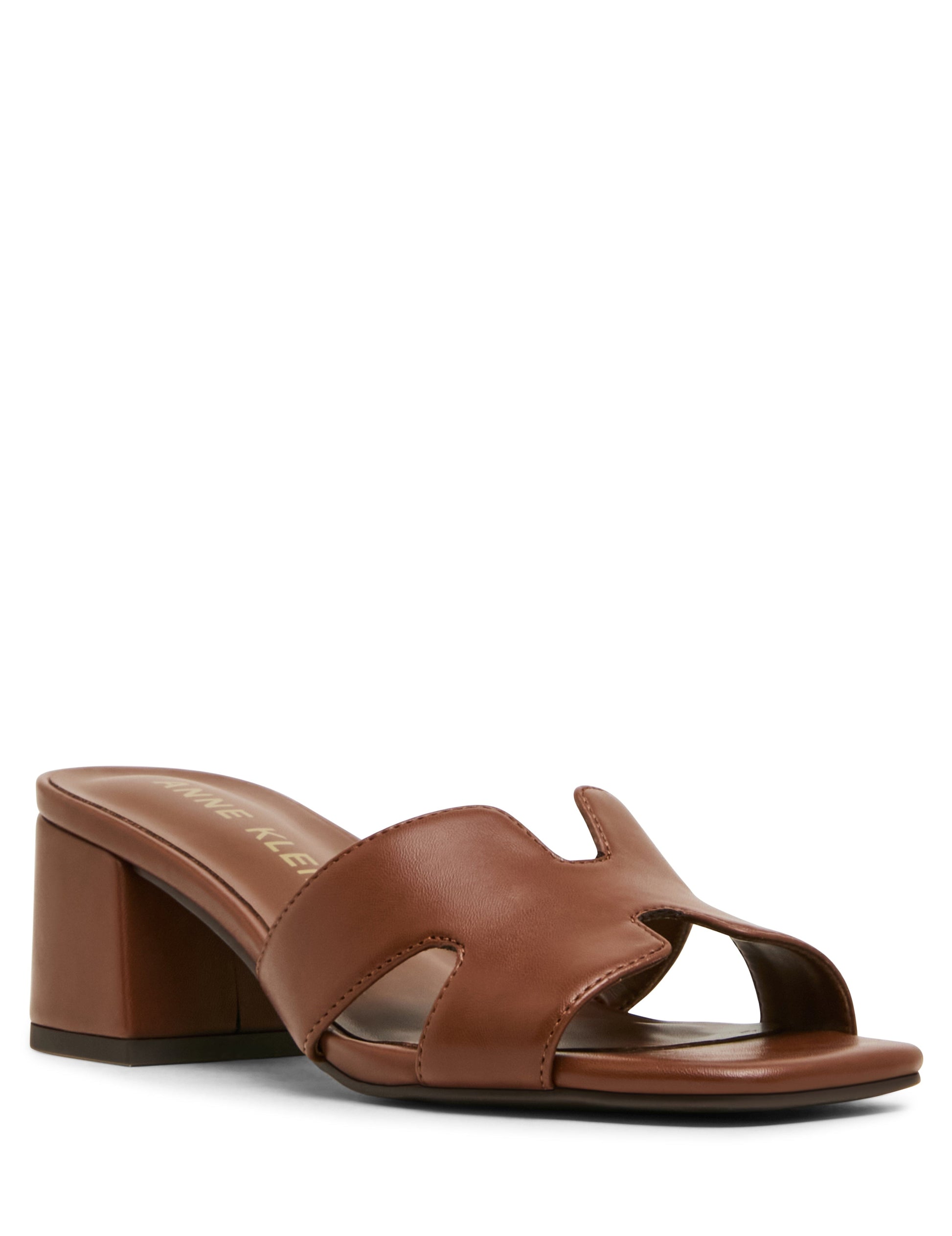 Anne Klein Delphine Strappy Sandal in Cognac