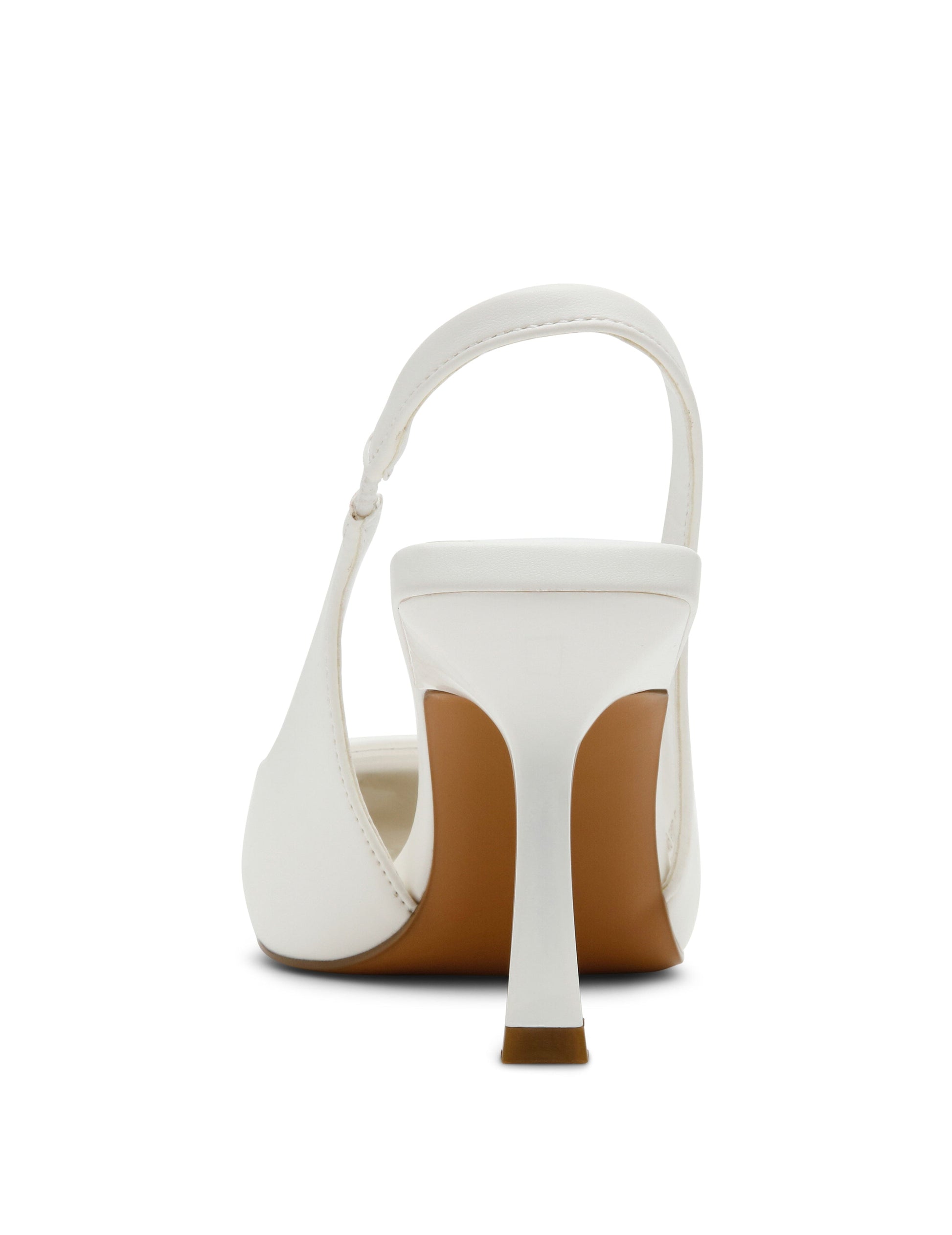 Anne Klein Itzy Slingback Block Heel Pump in White