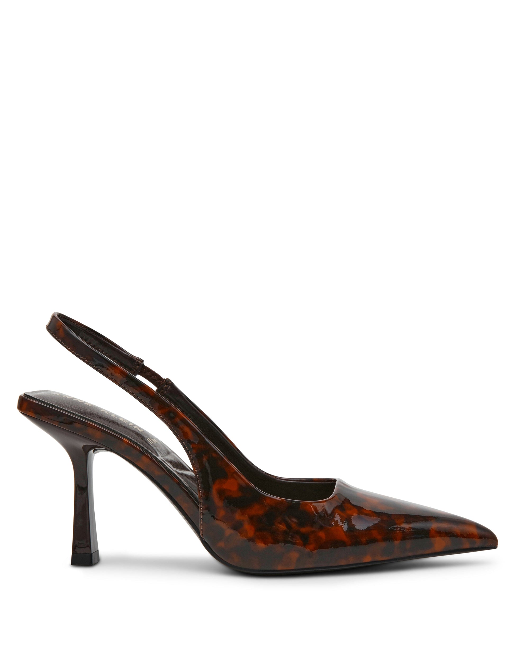 Anne Klein Itzy Slingback Block Heel Pump in Tortoise