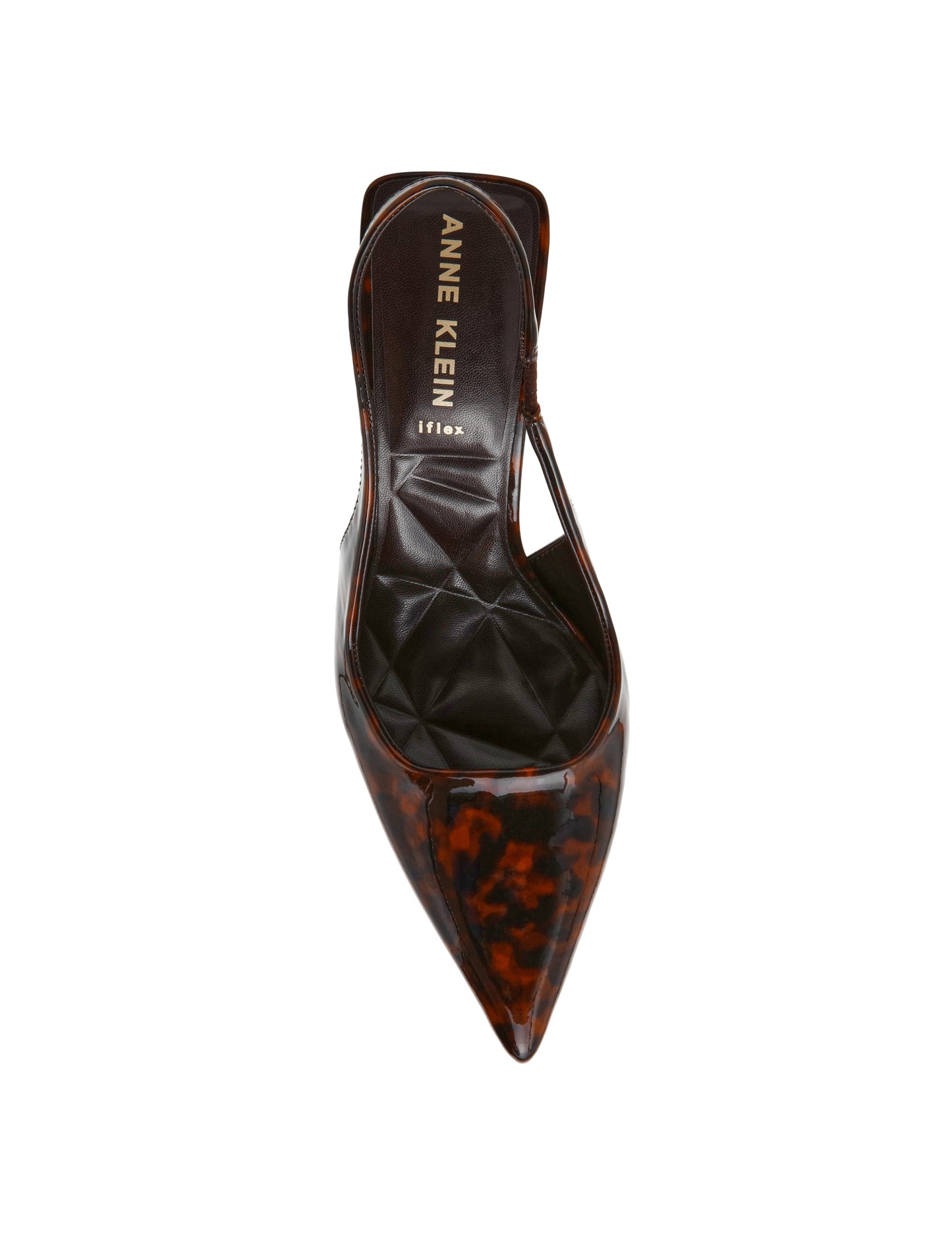 Anne Klein Itzy Slingback Block Heel Pump in Tortoise