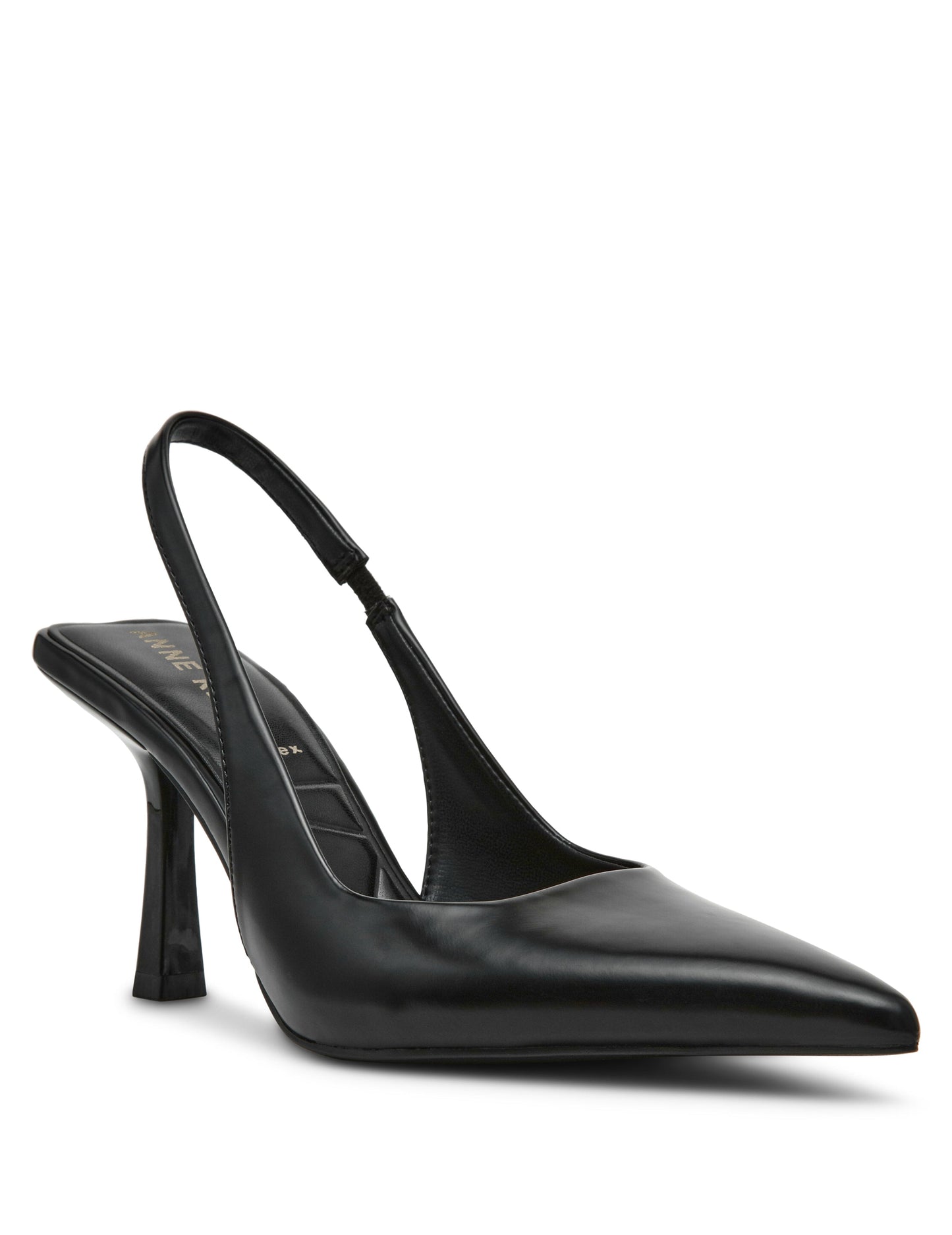 Anne Klein Itzy Slingback Block Heel Pump in Black Box