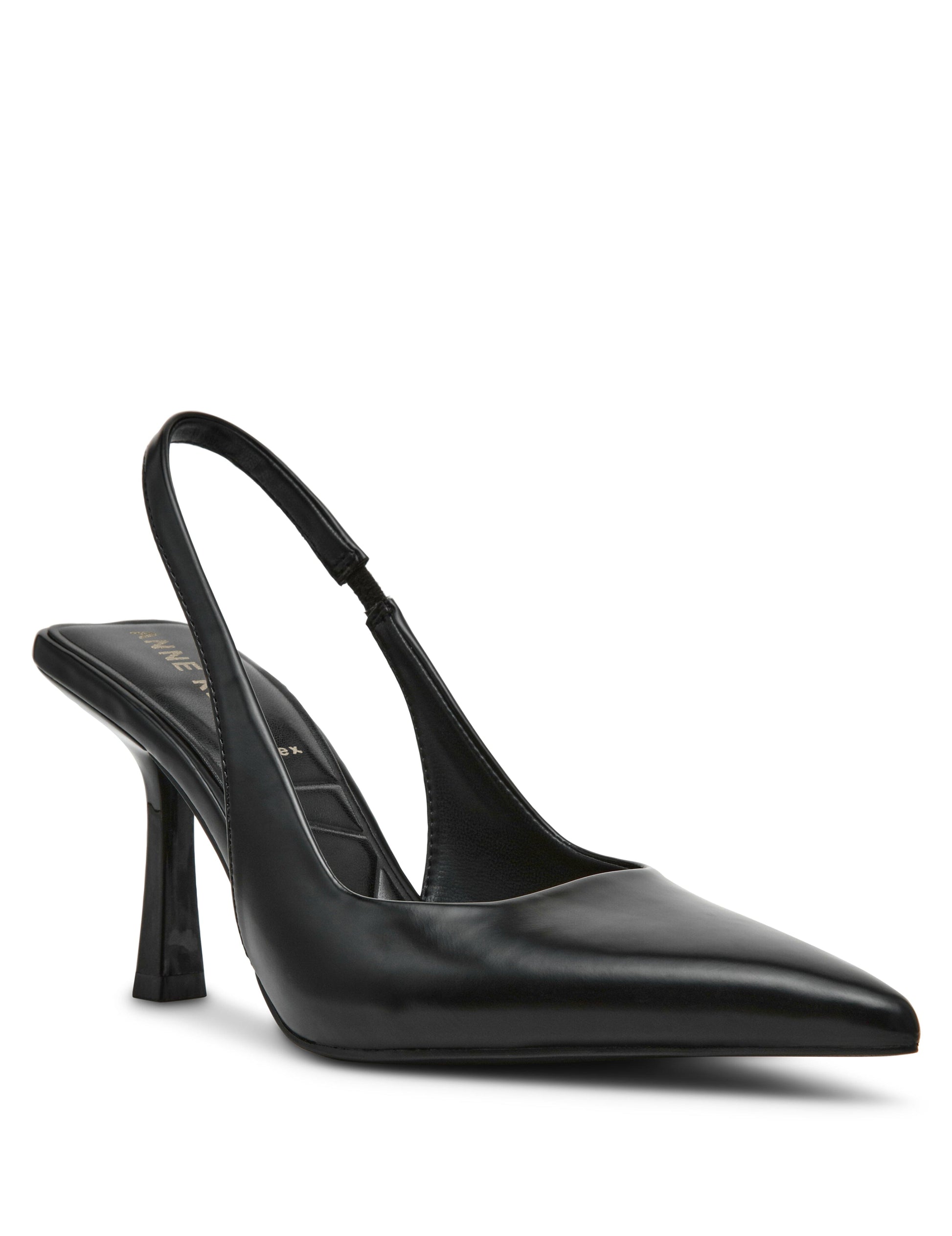 Anne Klein Itzy Slingback Block Heel Pump in Black Box