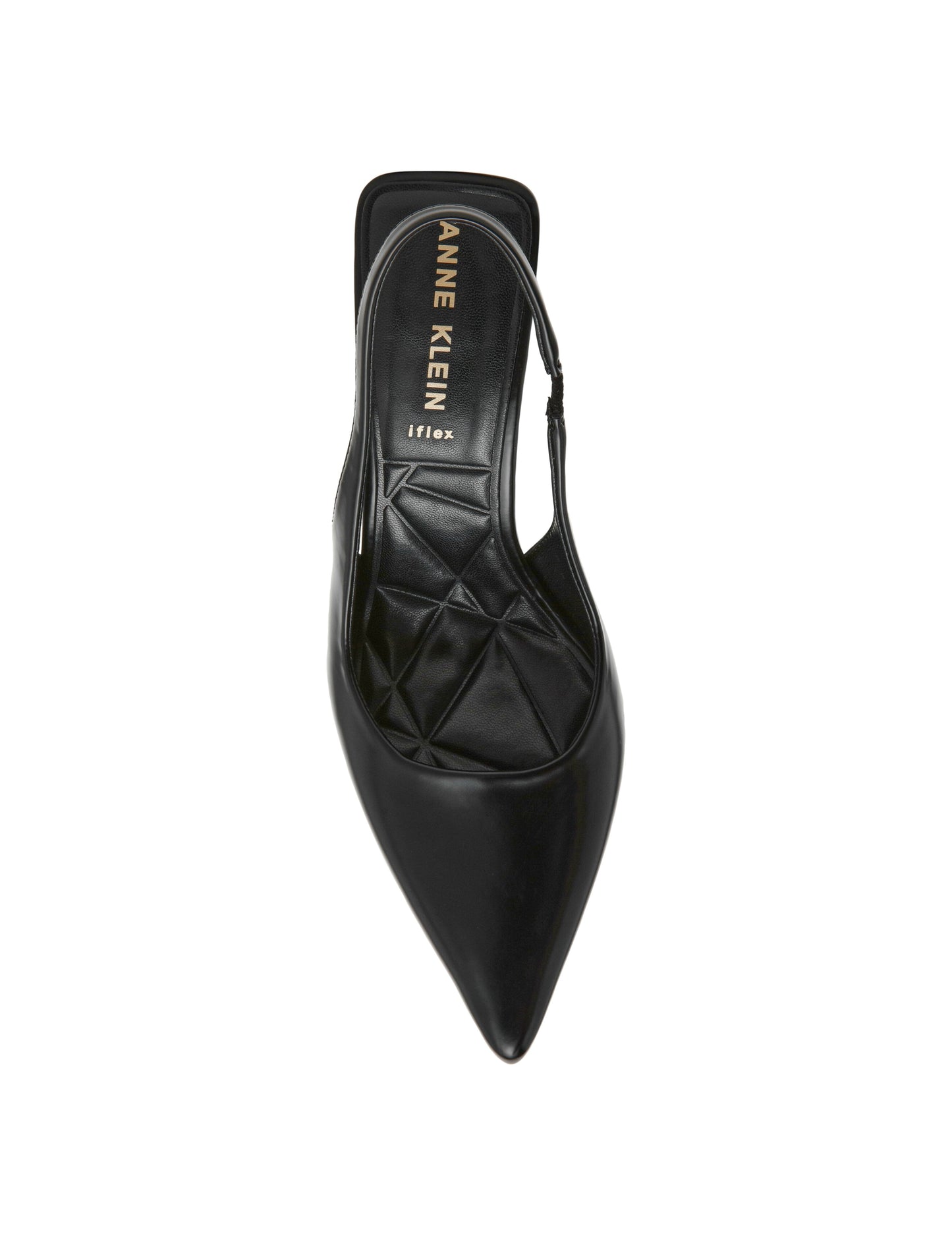 Anne Klein Itzy Slingback Block Heel Pump in Black Box