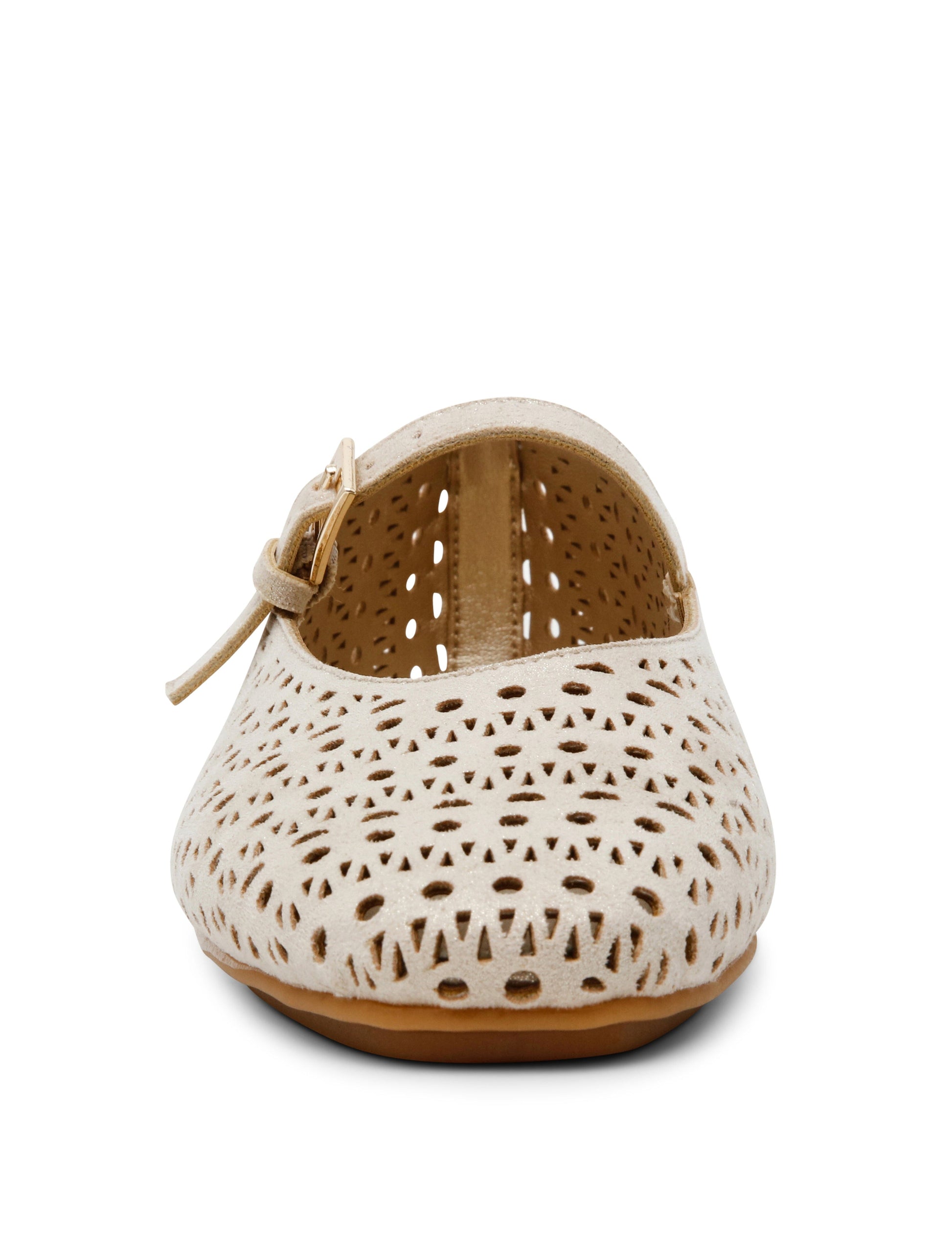 Anne Klein Connie P Ballet Flat in Light Gold