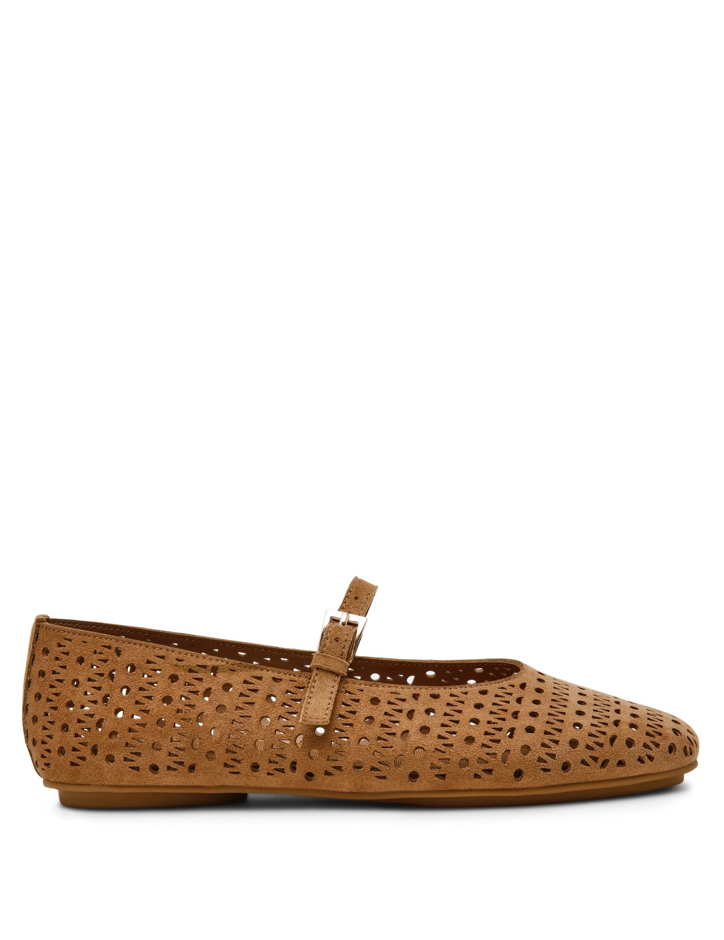 Anne Klein Connie P Ballet Flat in Light Brown