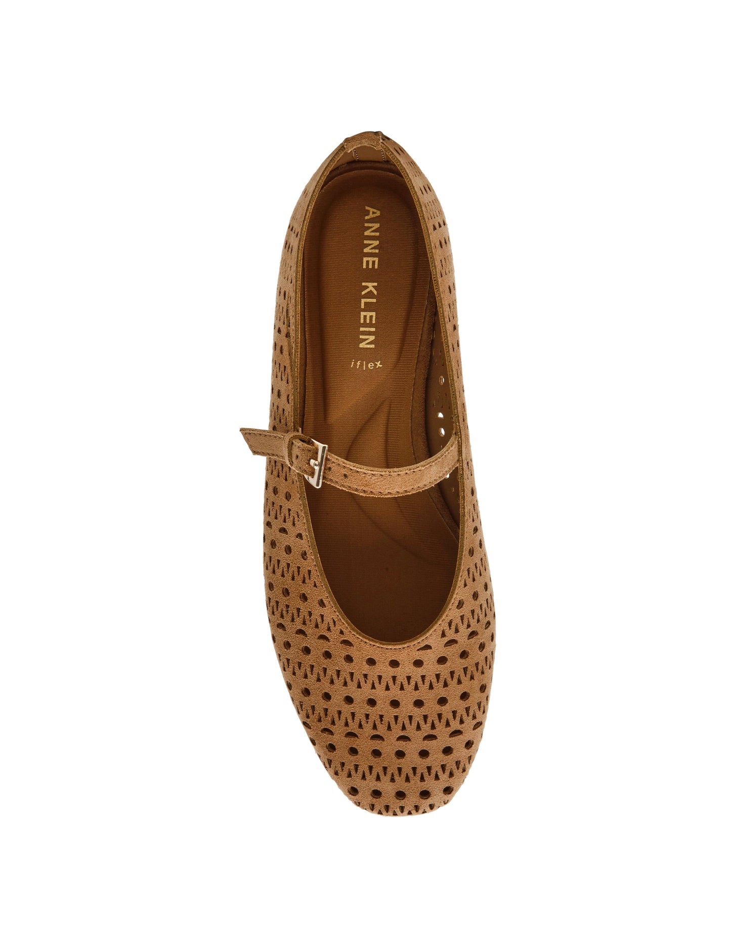 Anne Klein Connie P Ballet Flat in Light Brown